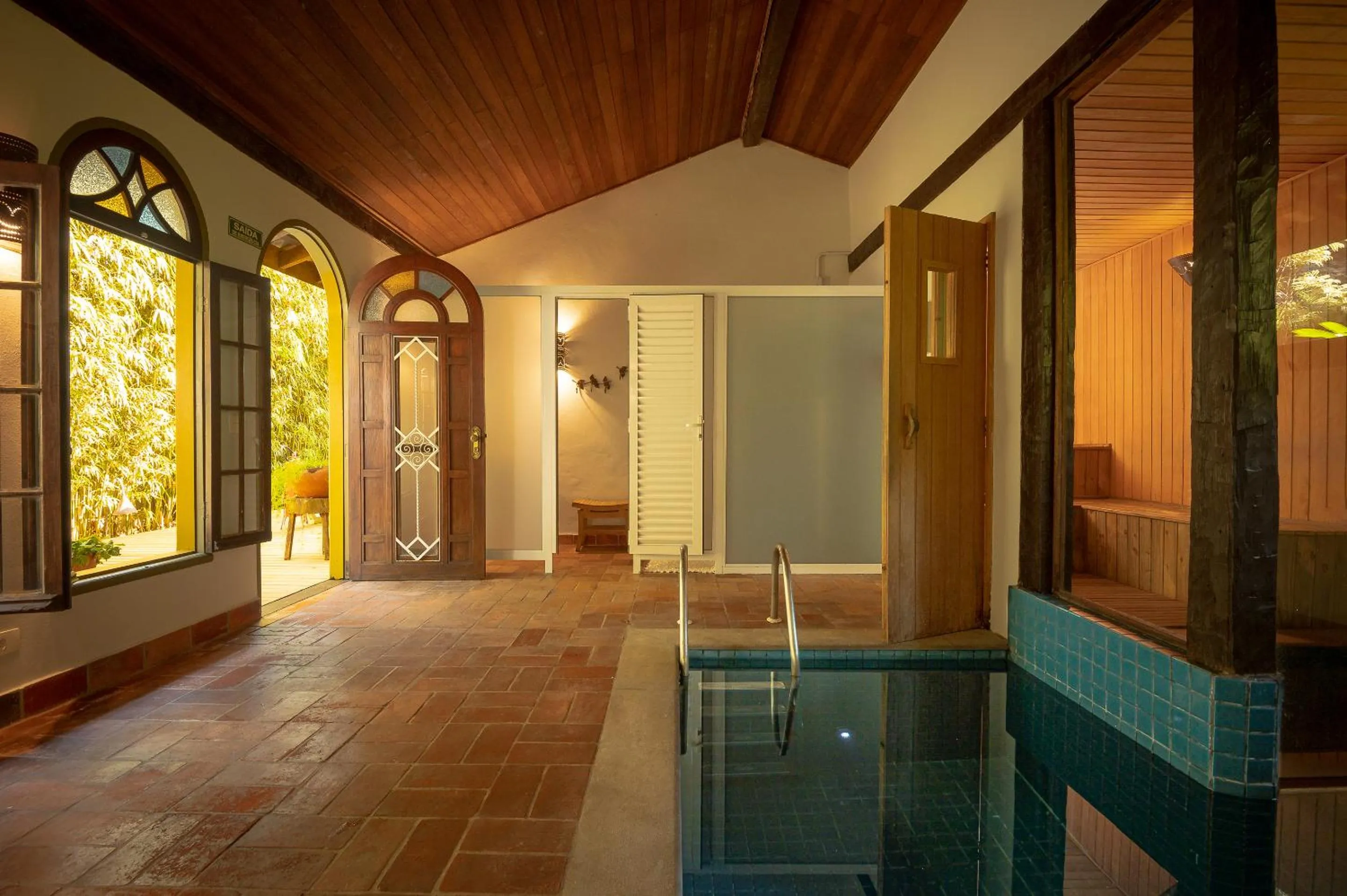 Sauna in Porto Pacuíba Hotel