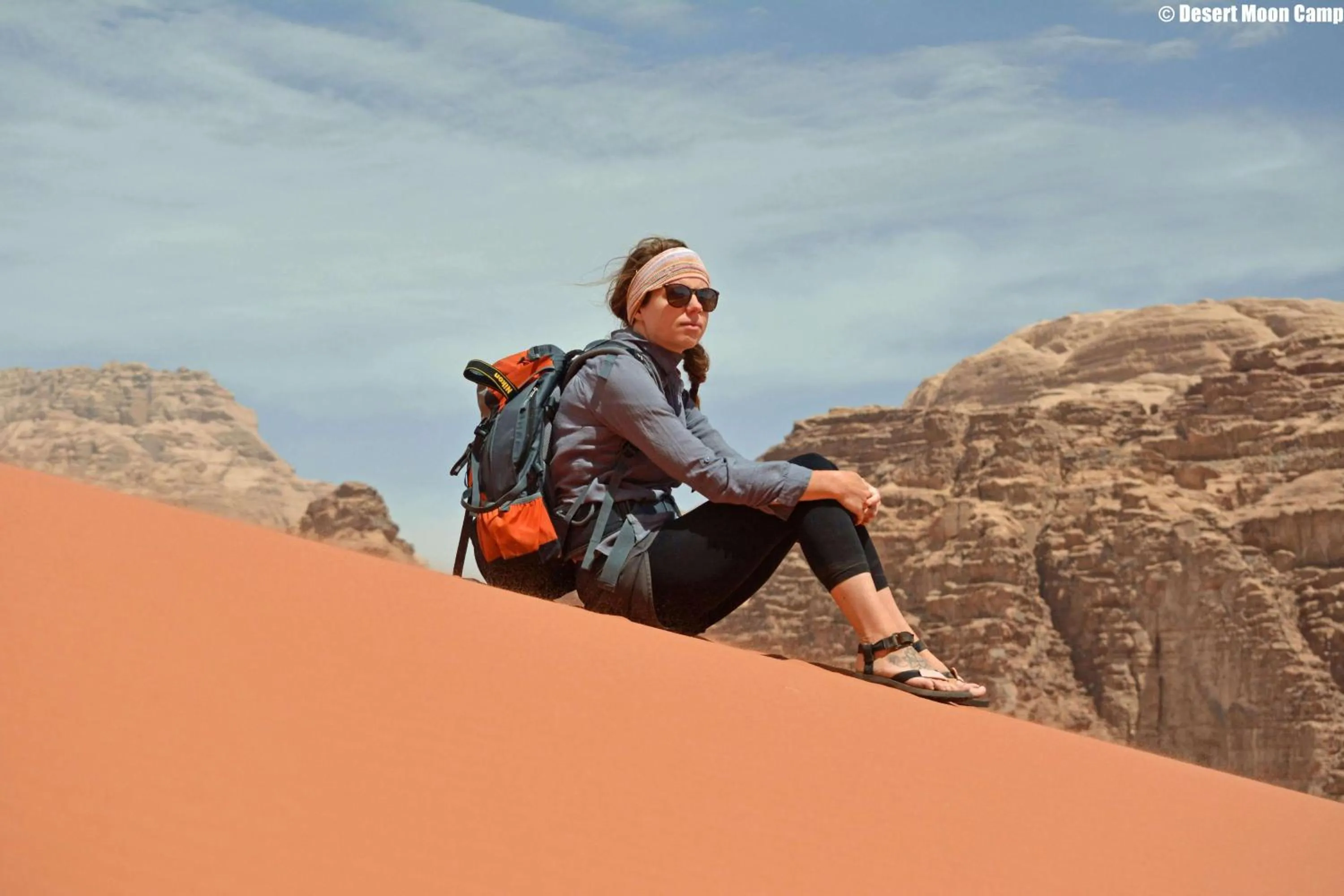 People in Desert Moon Camp