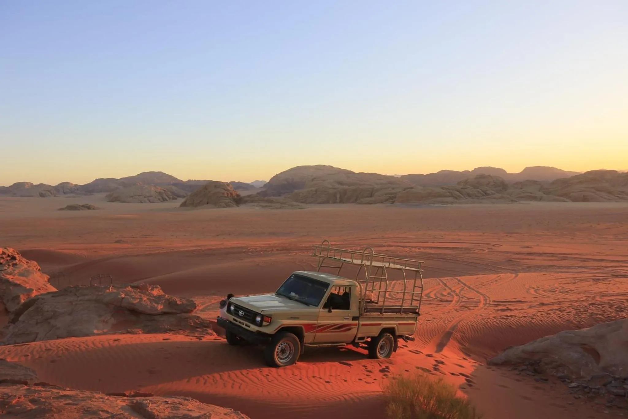 Natural landscape in Desert Moon Camp