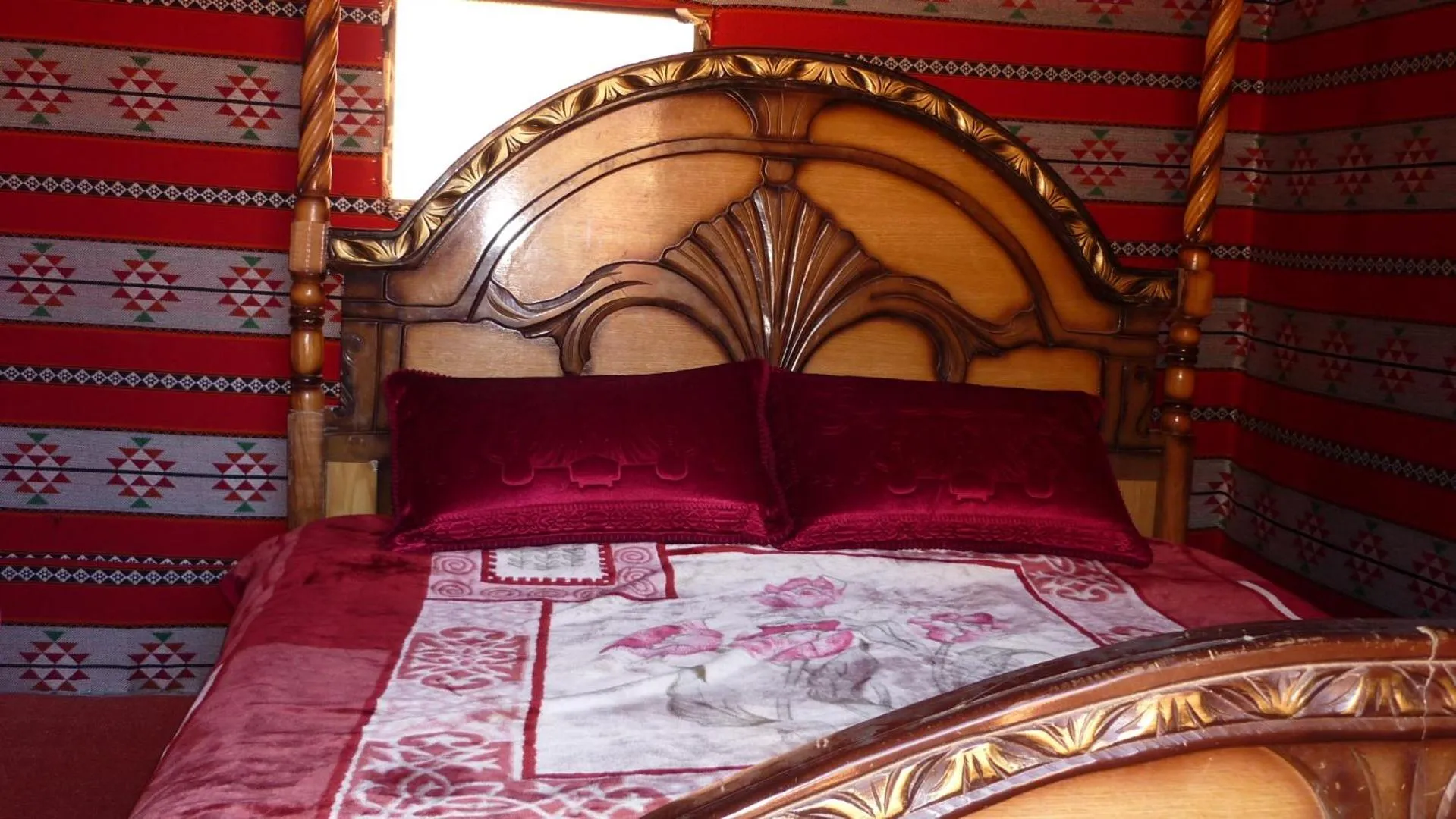 Bed in Desert Moon Camp