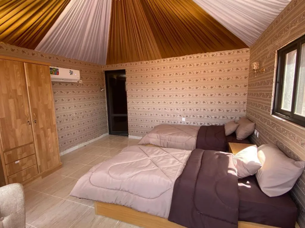 Bed in Desert Moon Camp