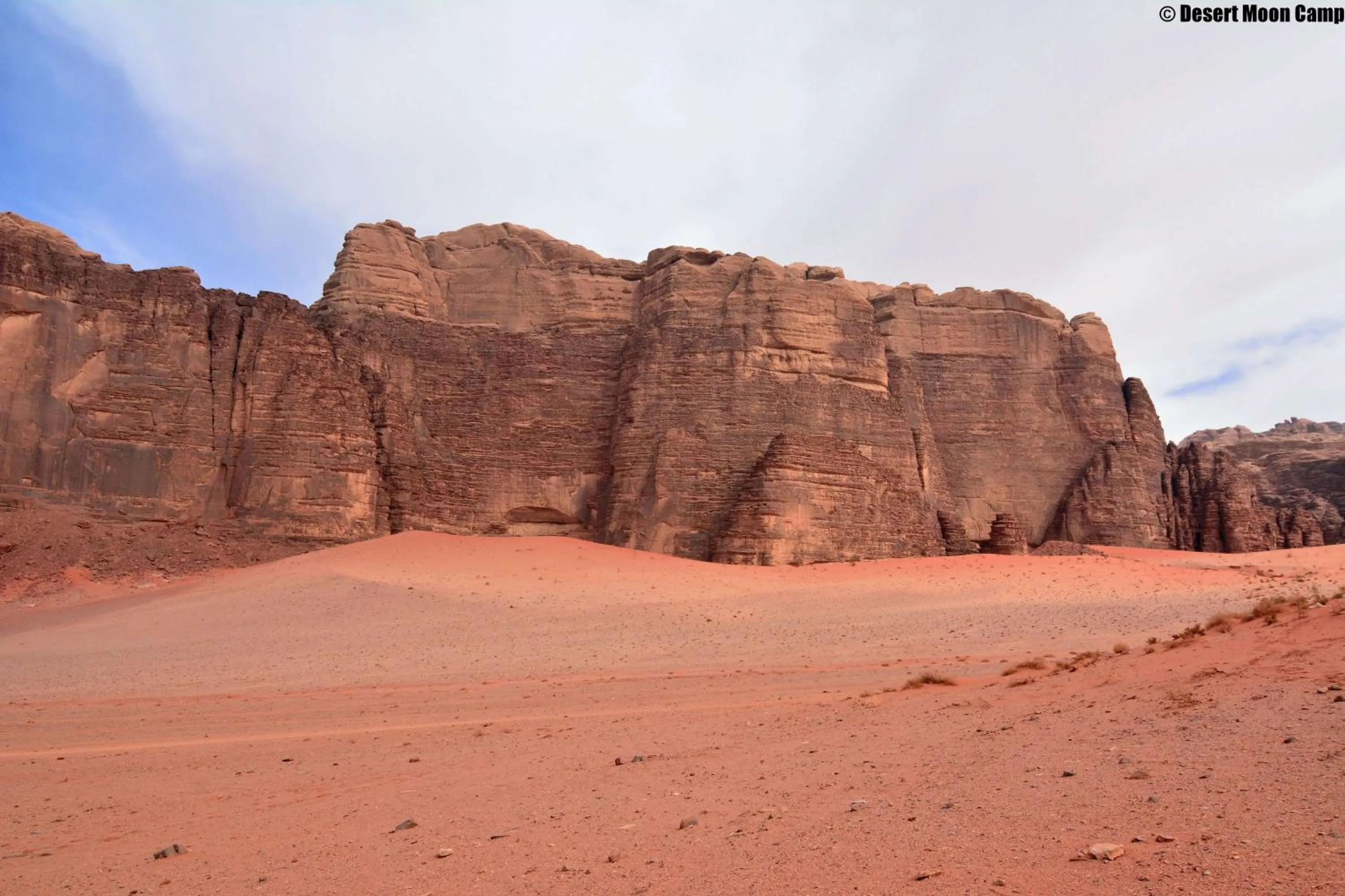 Natural landscape in Desert Moon Camp