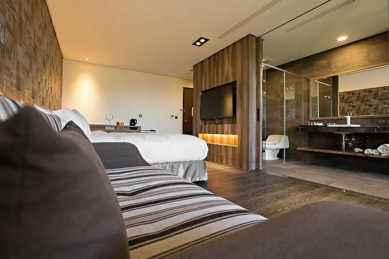 Bed in Tan Villa