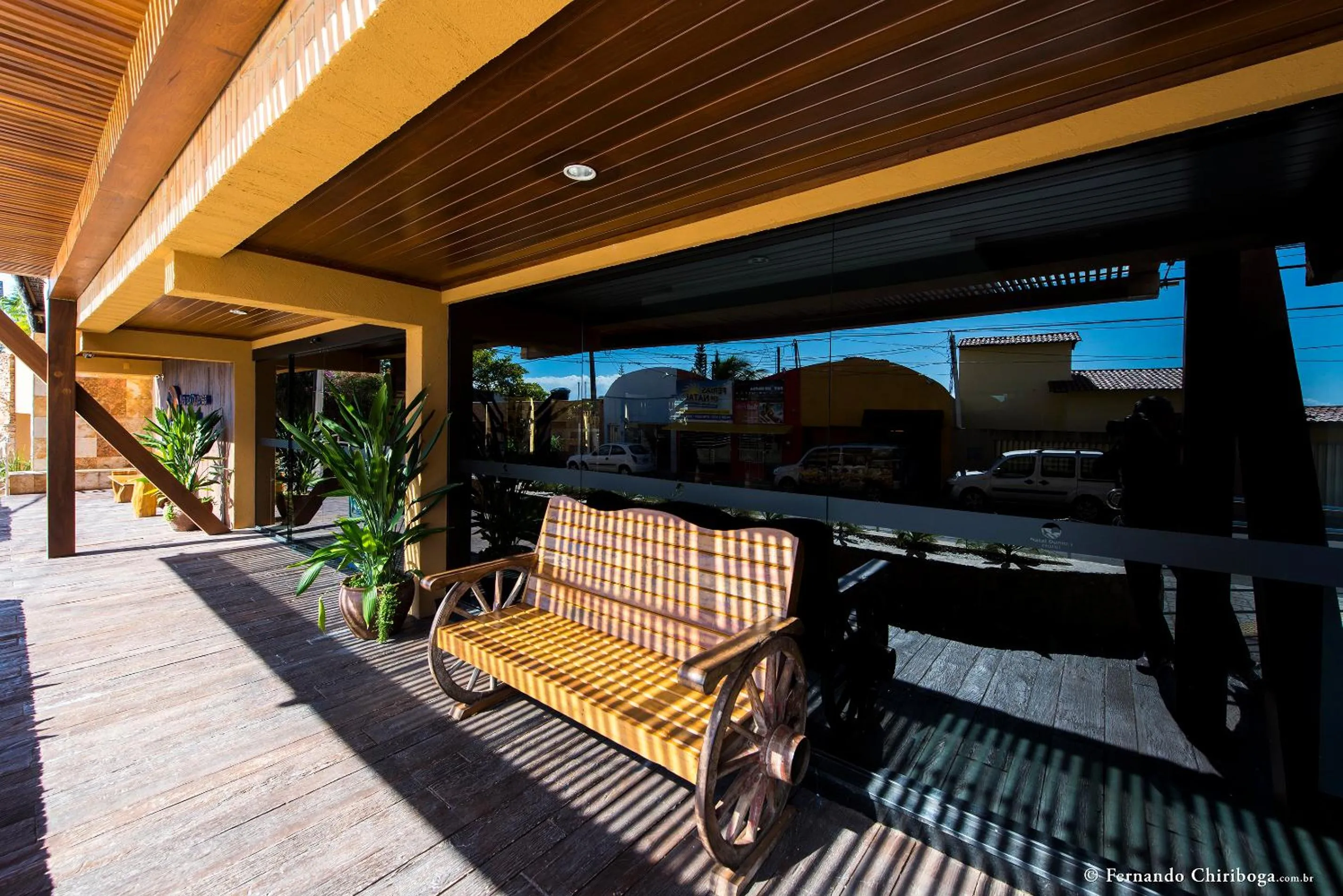 Patio in Natal Dunnas Hotel