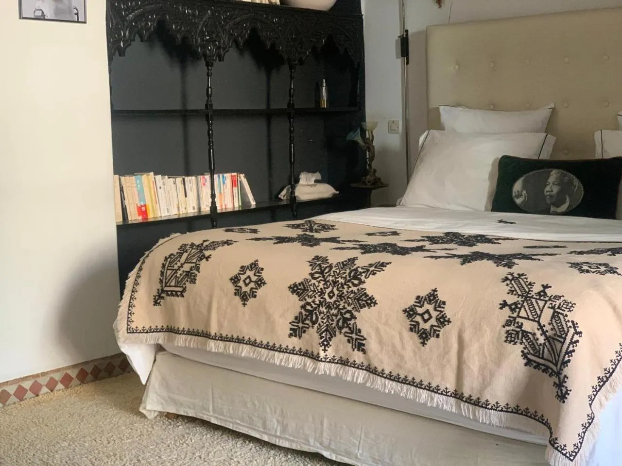 Bedroom, Bed in Indian Palace