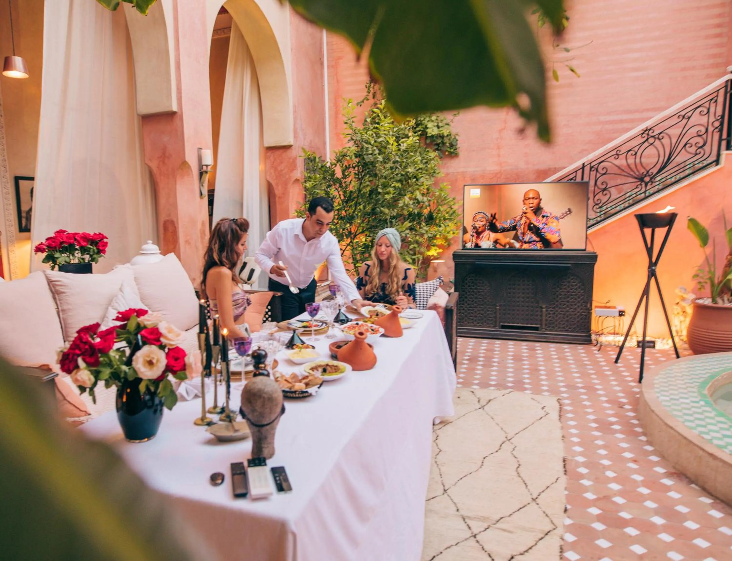 Patio in Indian Palace