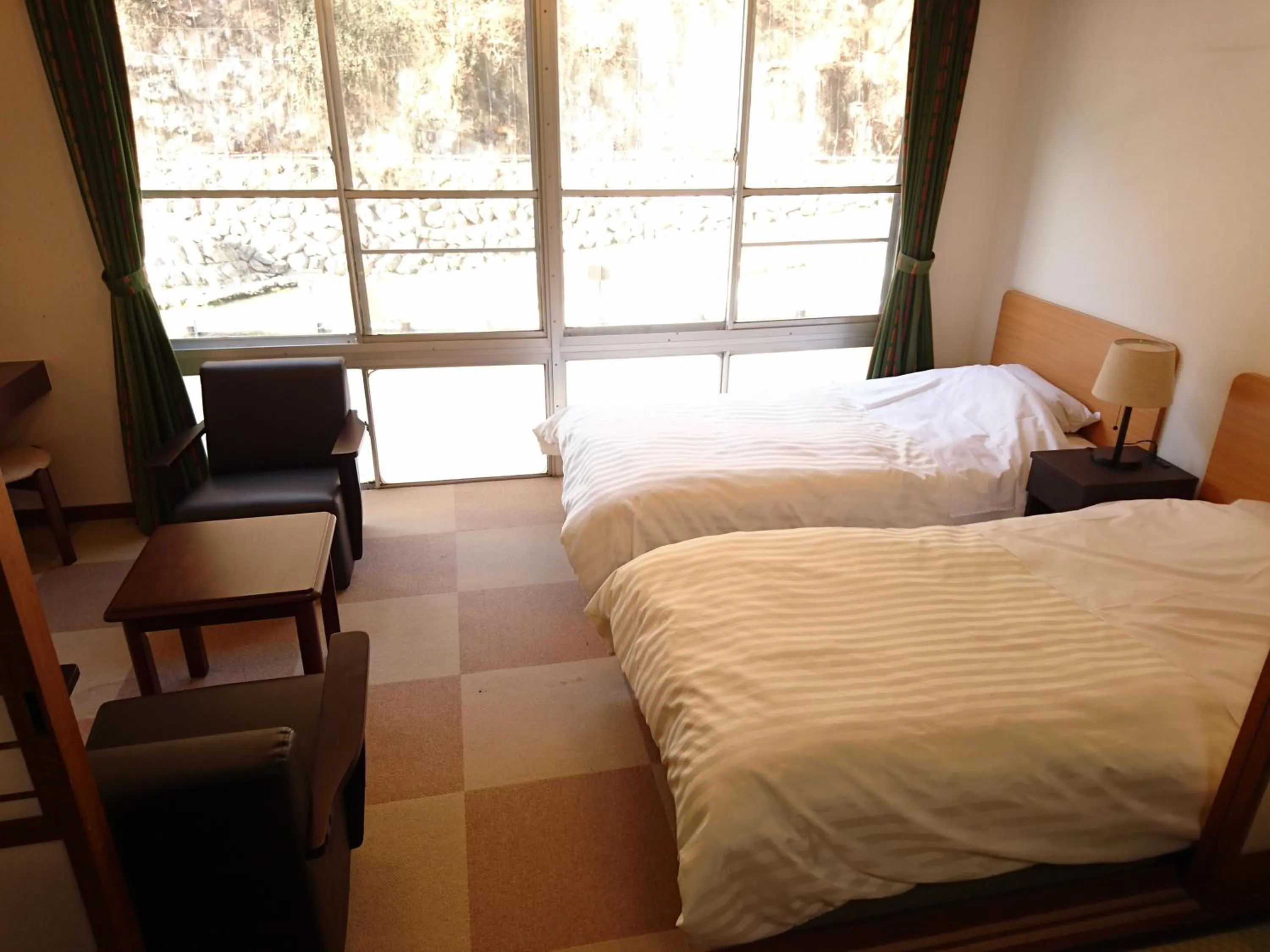 Bed in Ichiryukaku Honkan