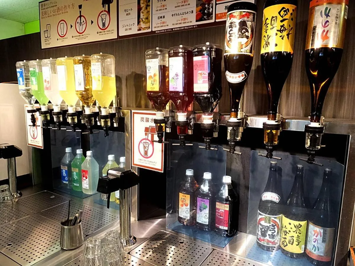 Alcoholic drinks in Hotel Oonoya