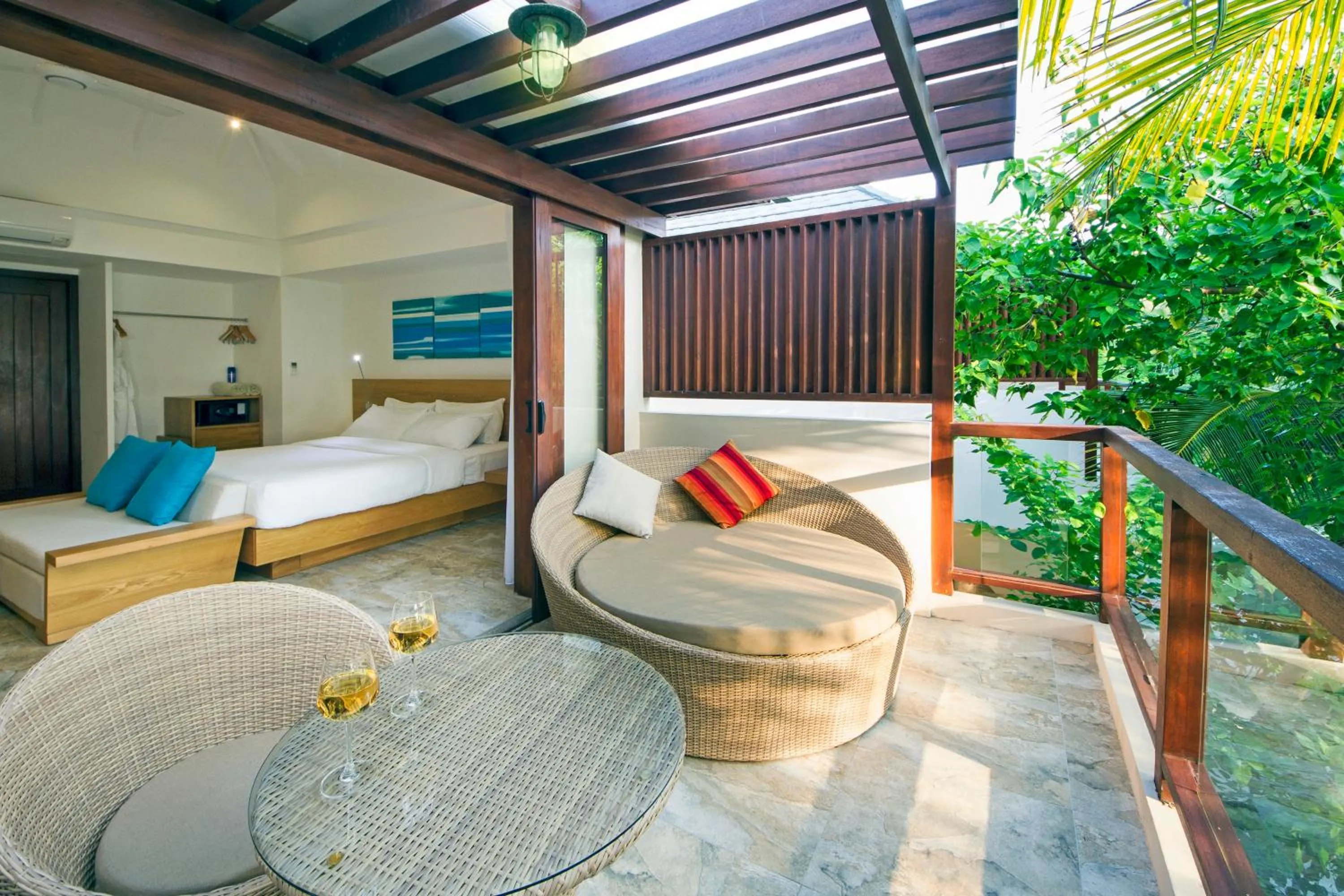Balcony/Terrace in Summer Island Maldives