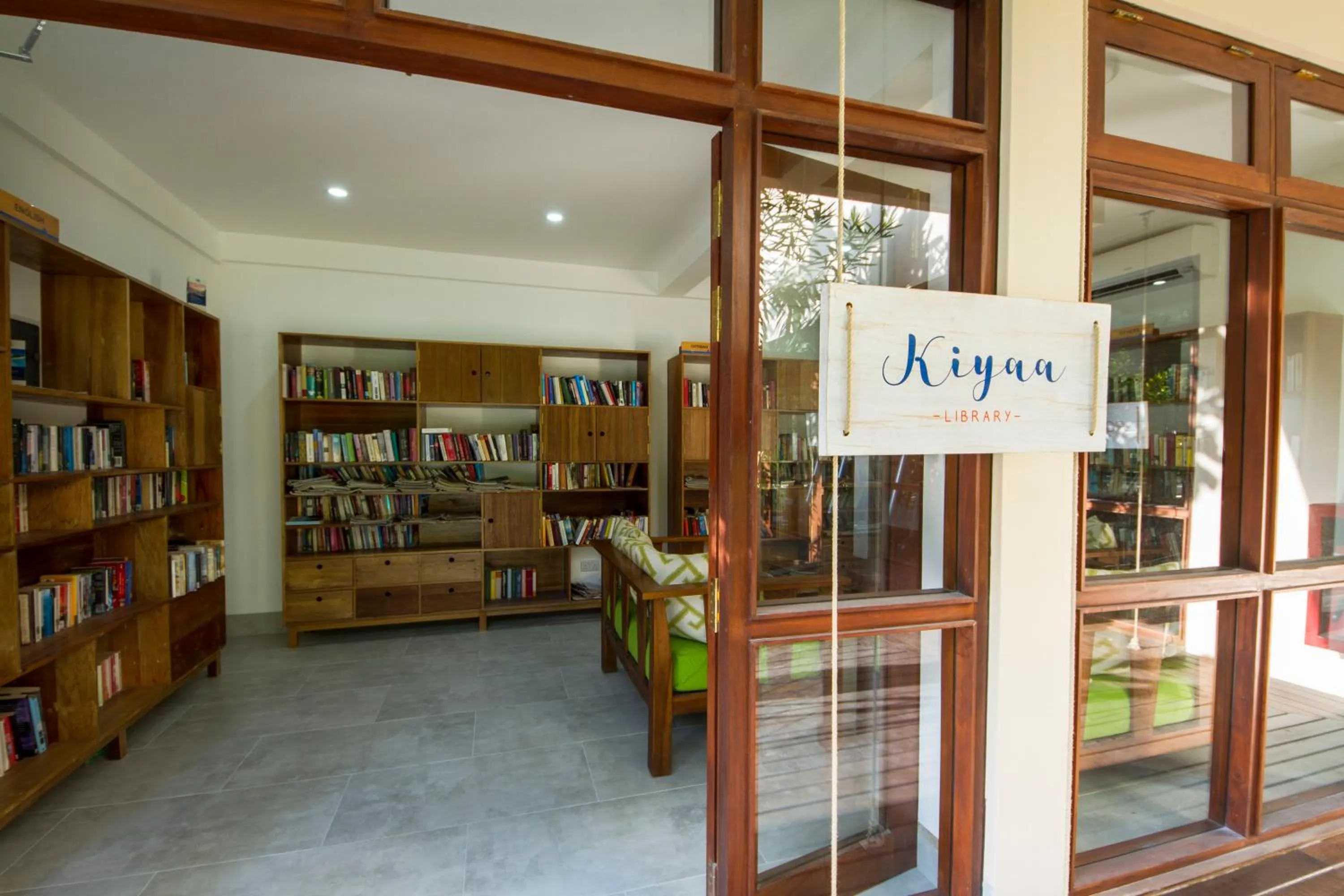 Library in Summer Island Maldives