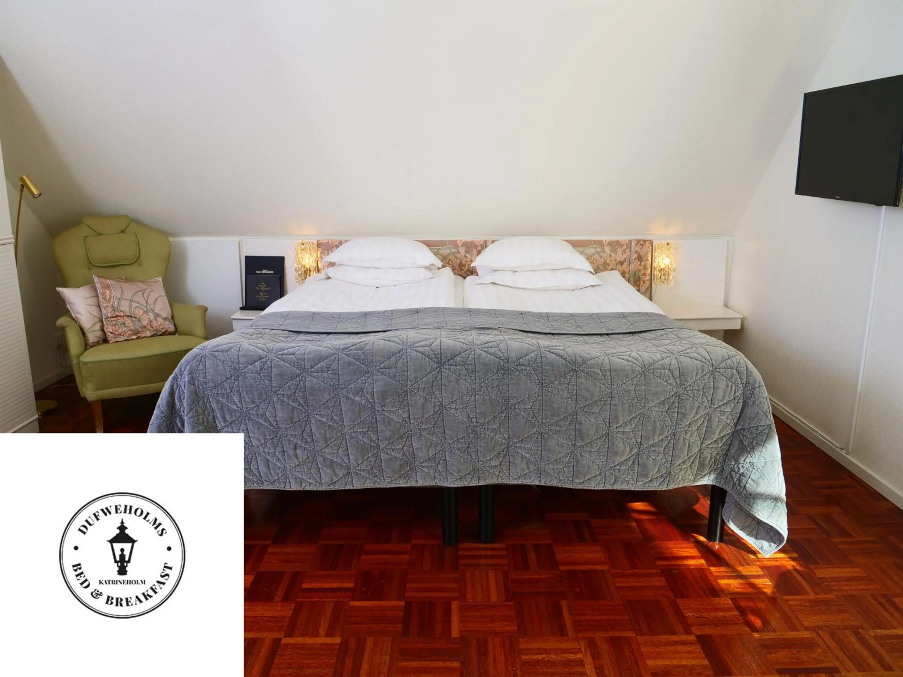 View (from property/room), Bed in Dufweholms Herrgård