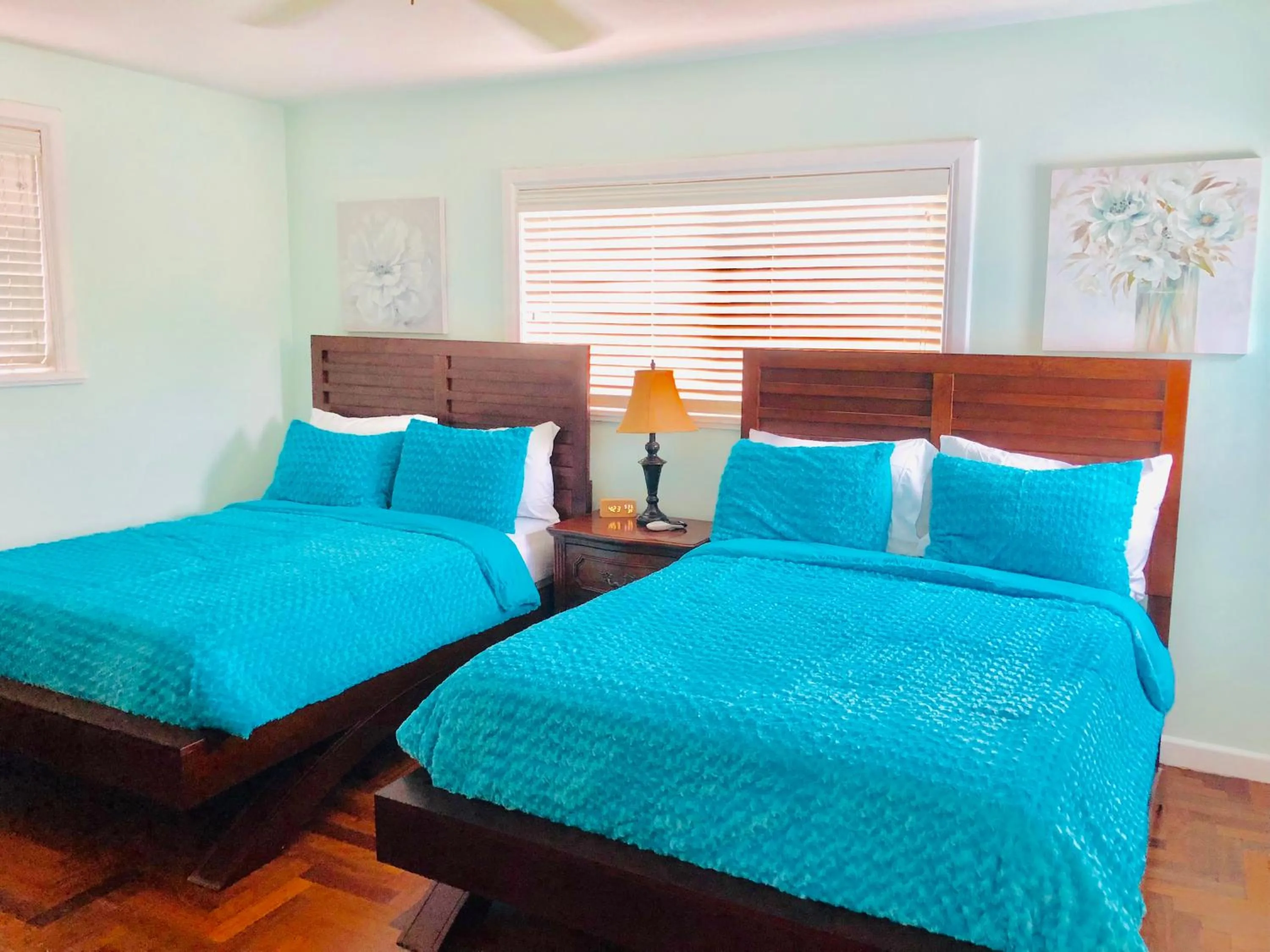 Bedroom, Bed in Blue House Miami