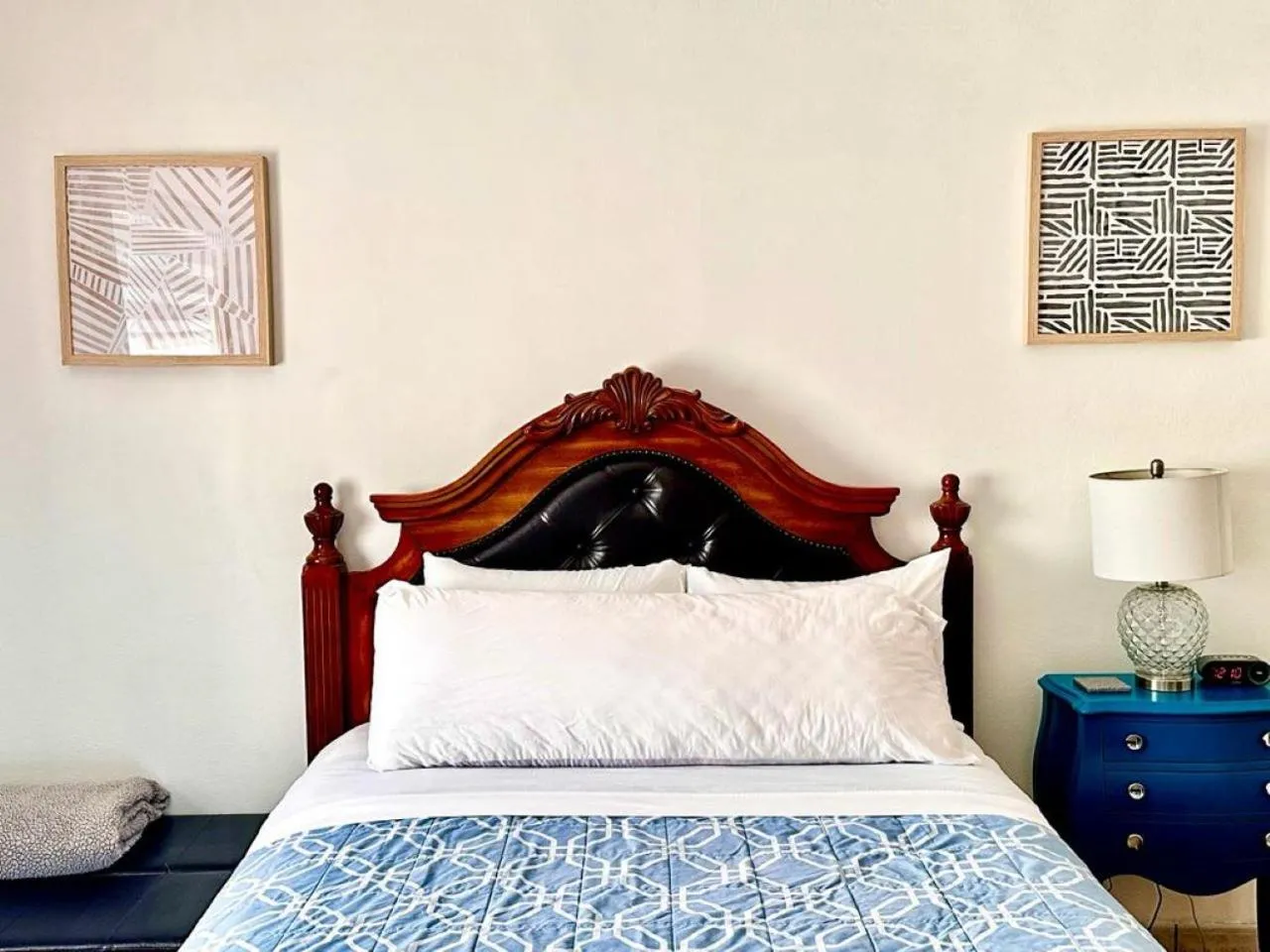 Bed in Blue House Miami