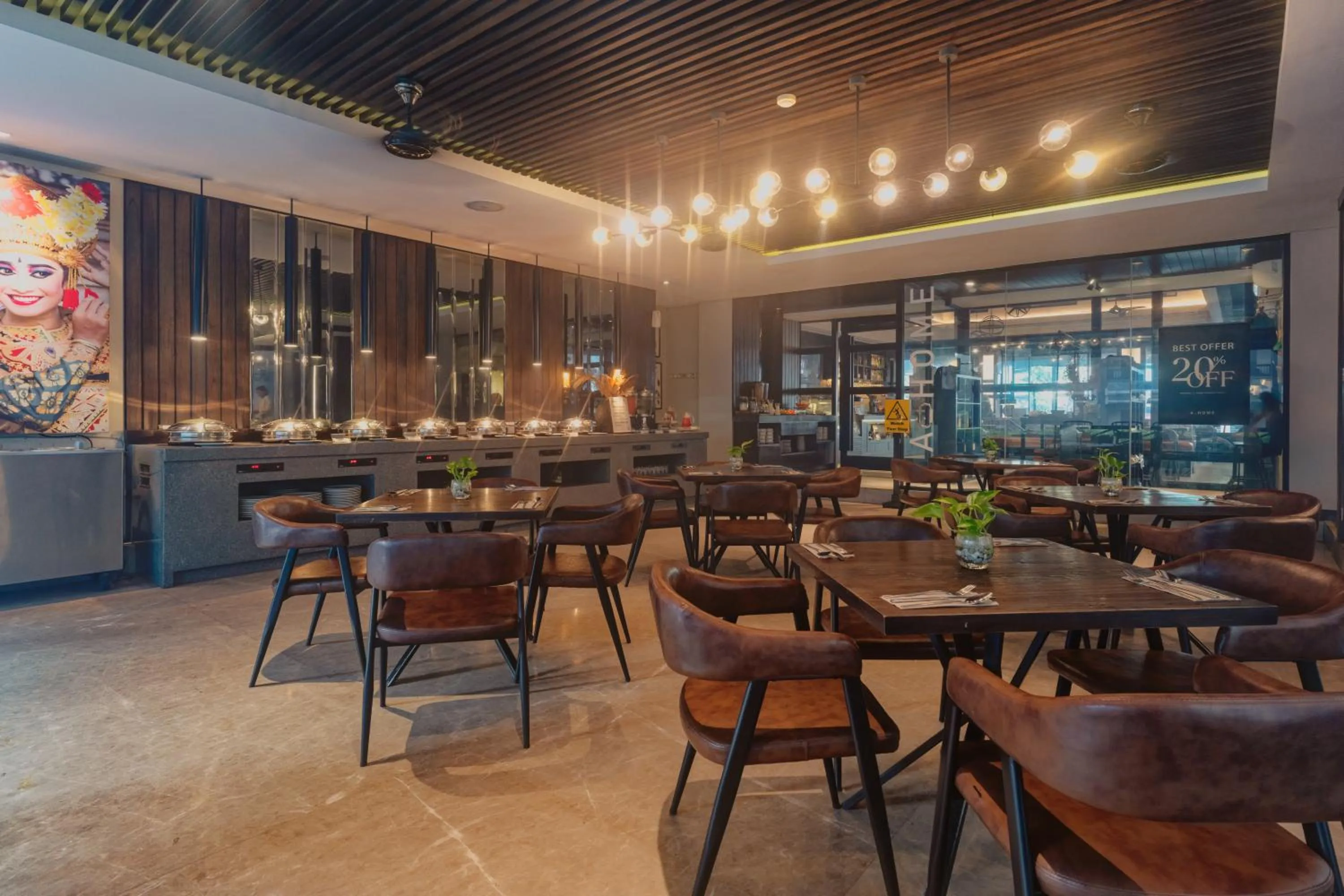 Restaurant/places to eat in The Vira Bali Boutique Hotel & Suite