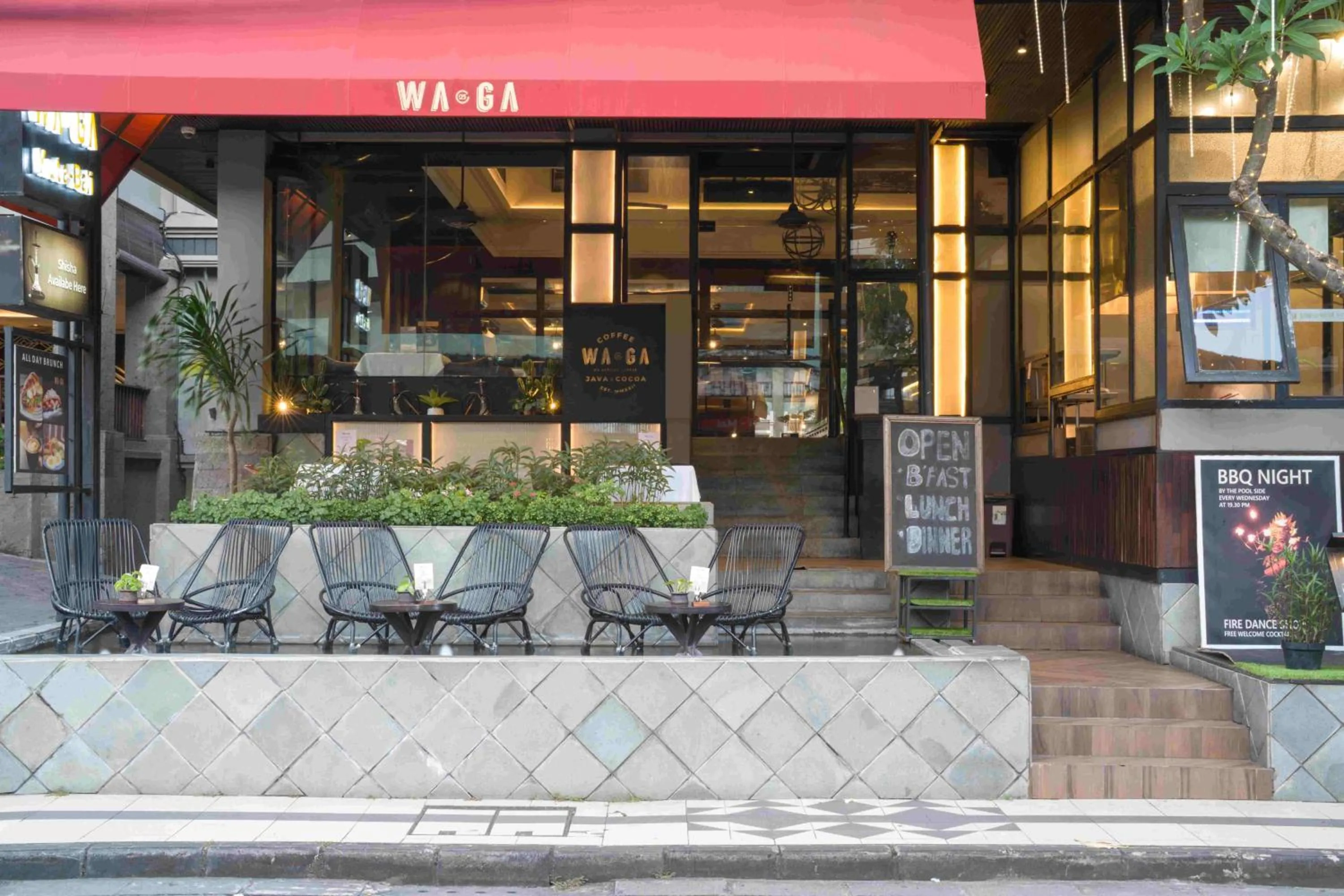 Restaurant/places to eat in The Vira Bali Boutique Hotel & Suite