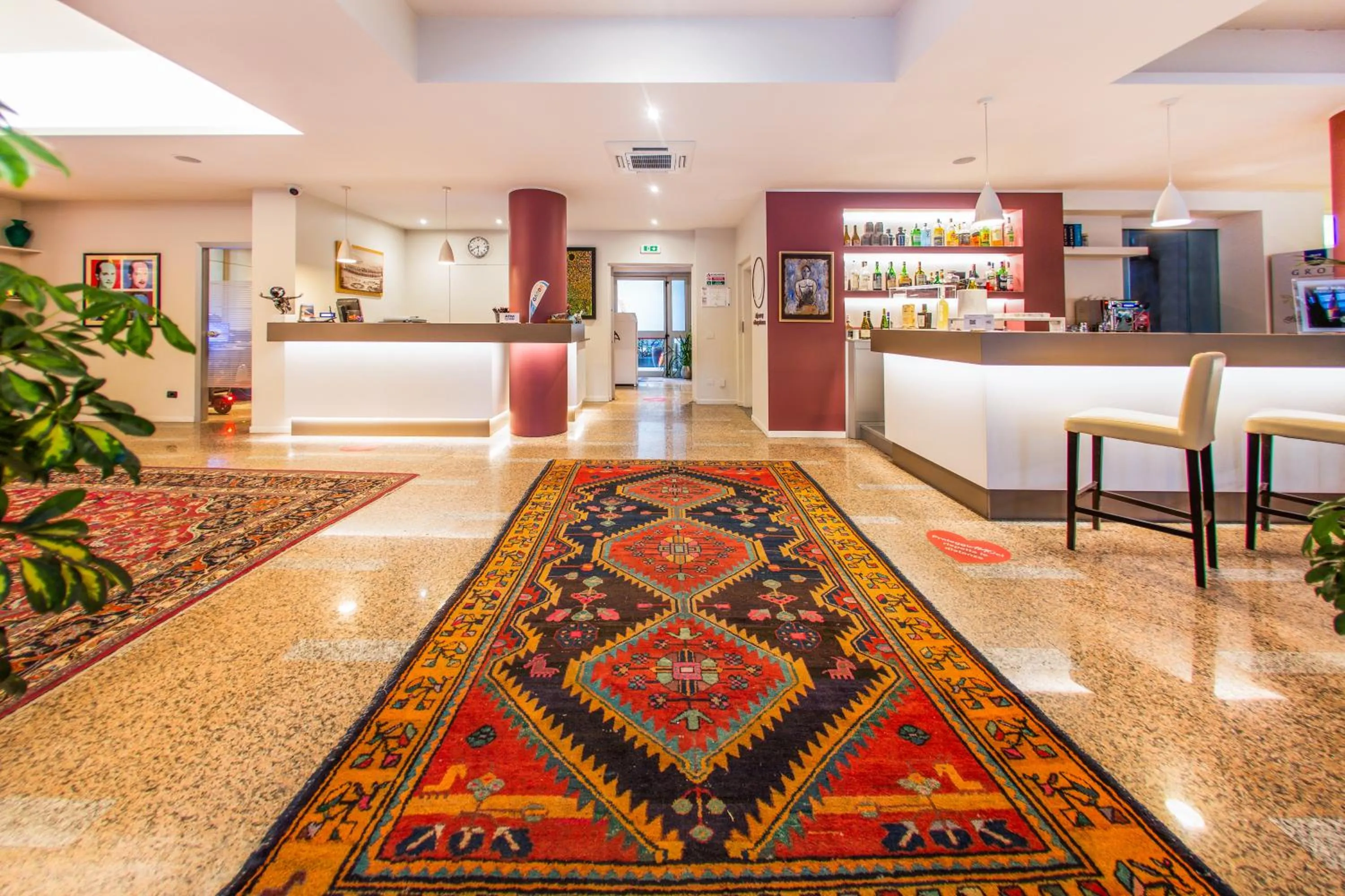 Lobby or reception in Hotel Bonotto