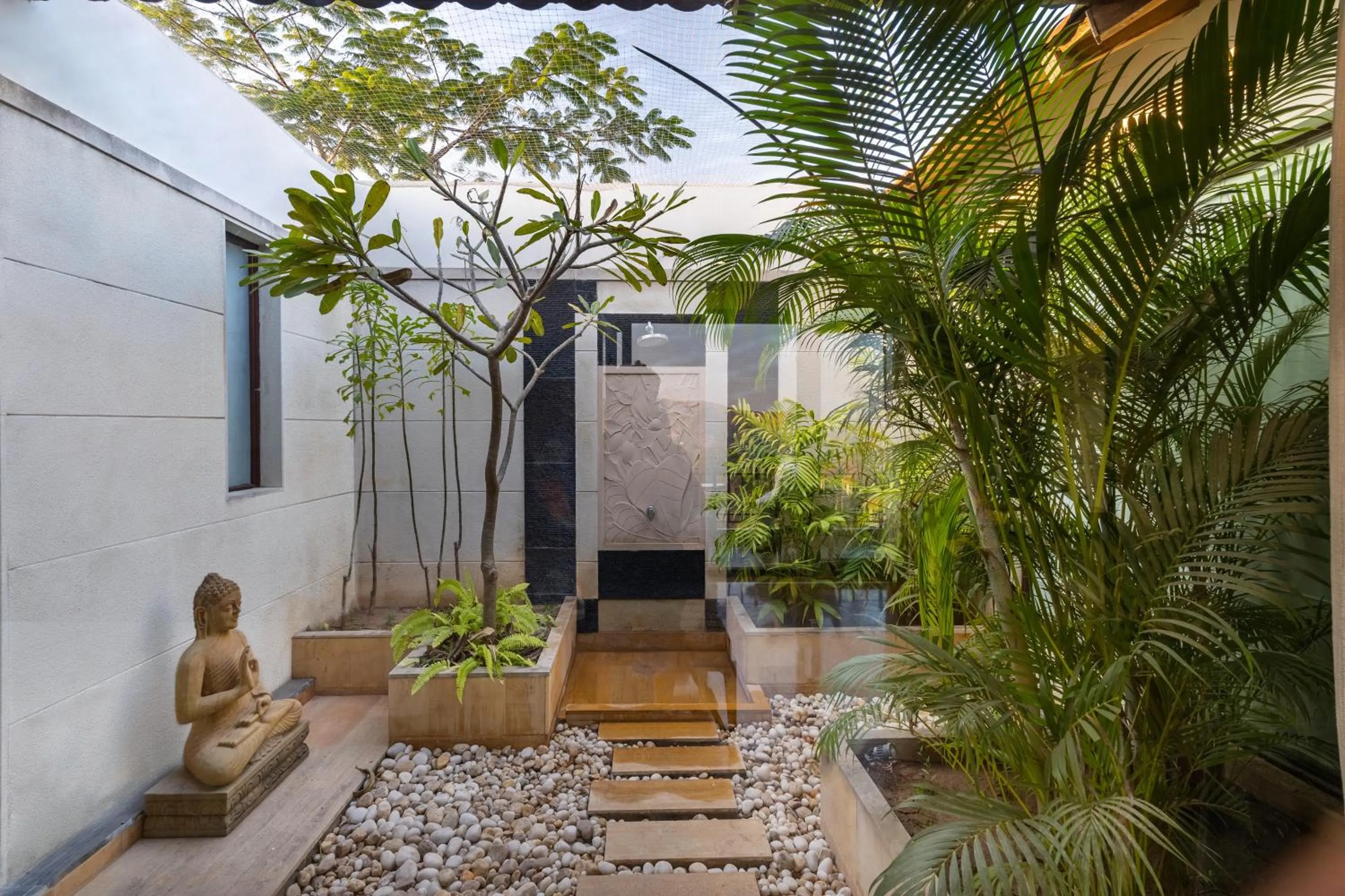 Open Air Bath in Mahua Bagh Resort Kumbhalgarh