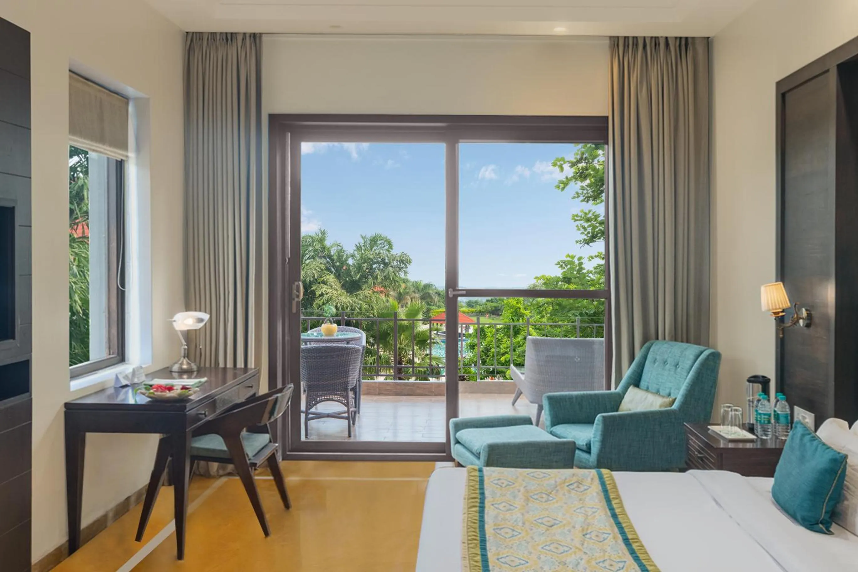 Bed in Mahua Bagh Resort Kumbhalgarh