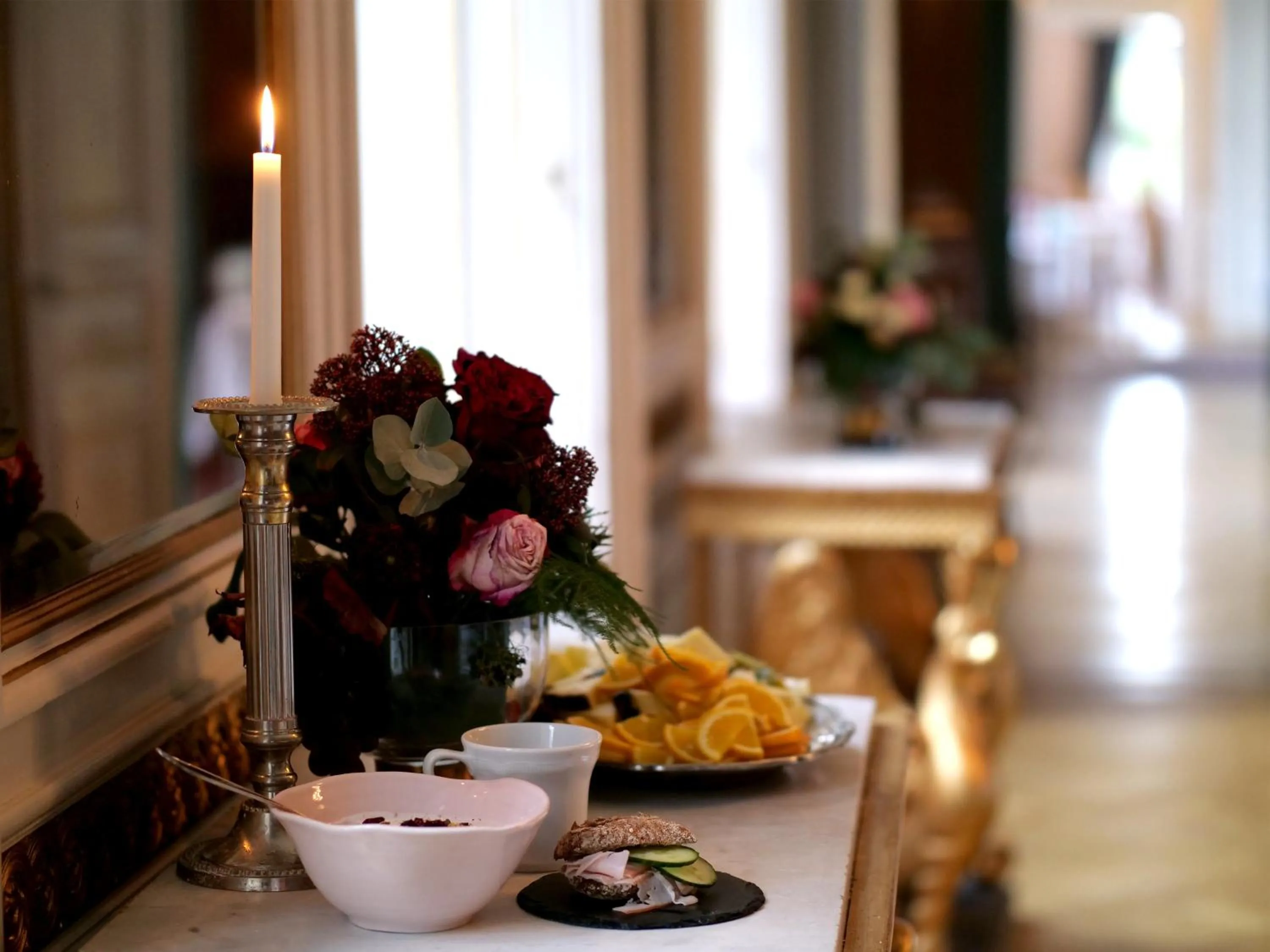 Breakfast in Södertuna Slott