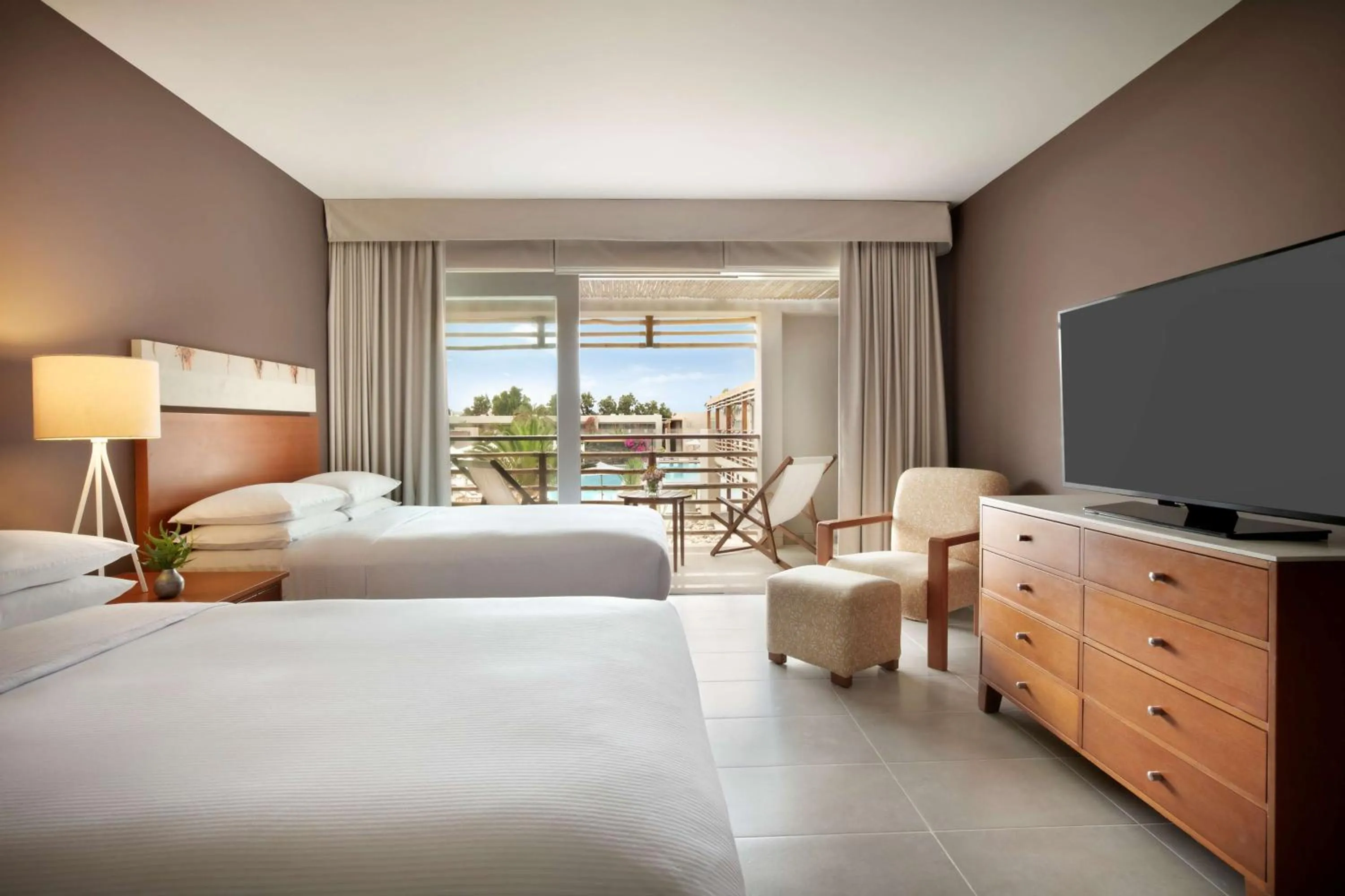 Bed in The Legend Paracas Resort, a Destination by Hyatt Hotel