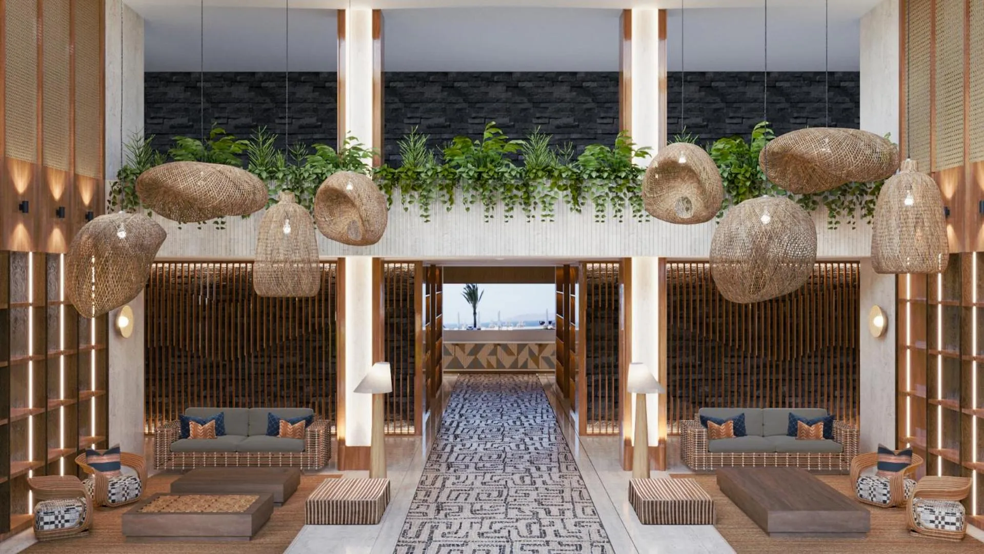Lobby or reception in The Legend Paracas Resort, a Destination by Hyatt Hotel