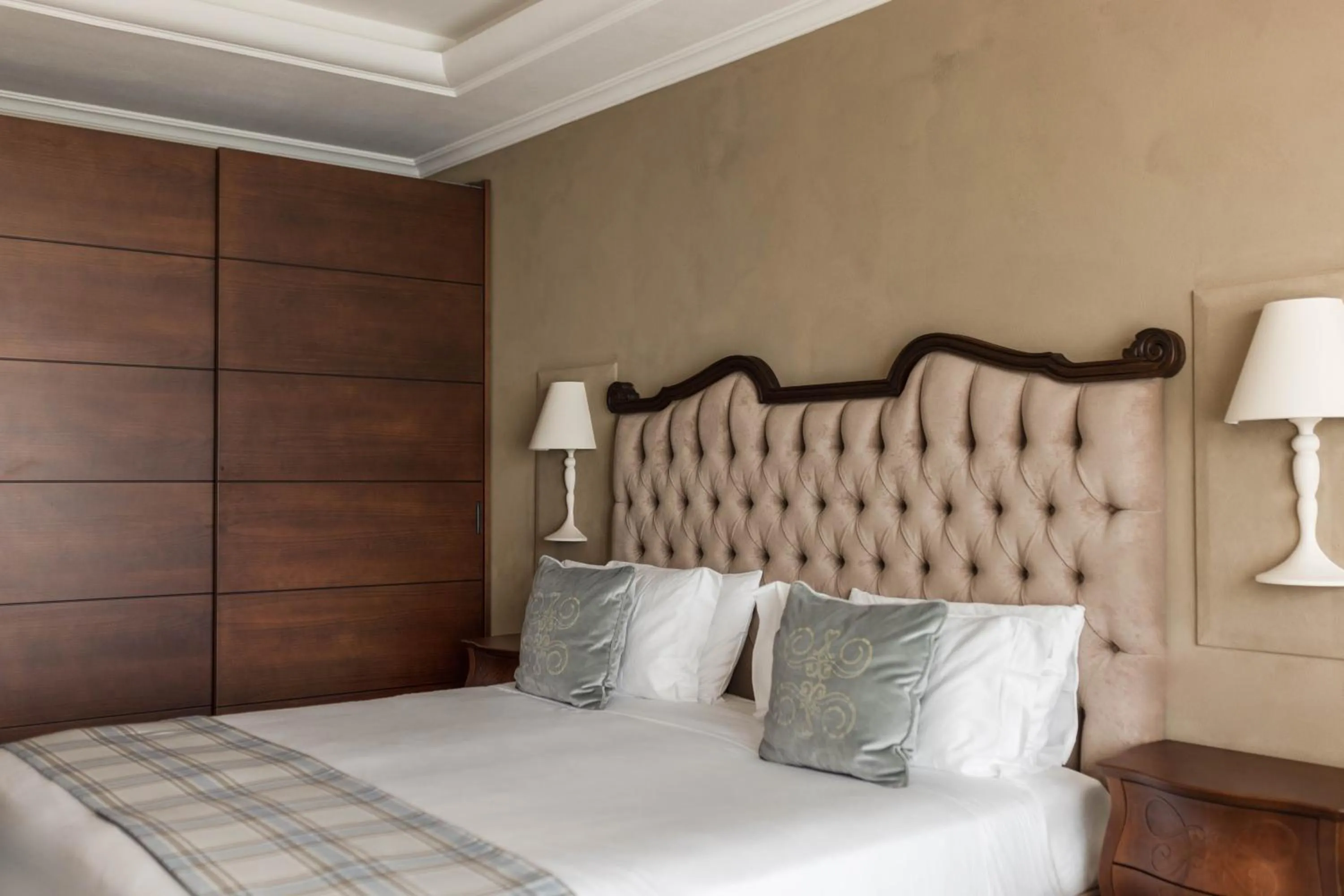 Bed in Grand Hotel Fasano