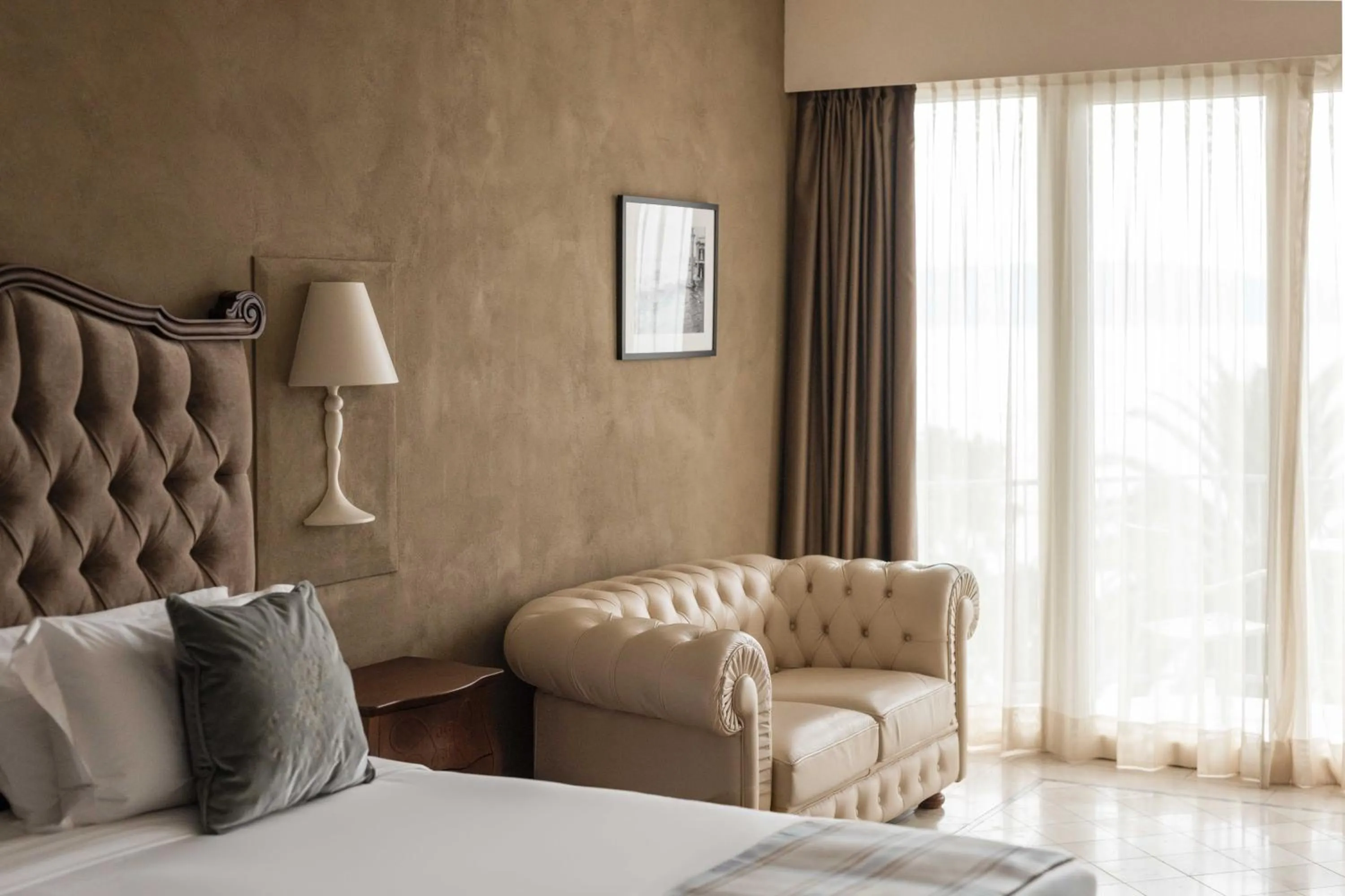 Bed in Grand Hotel Fasano