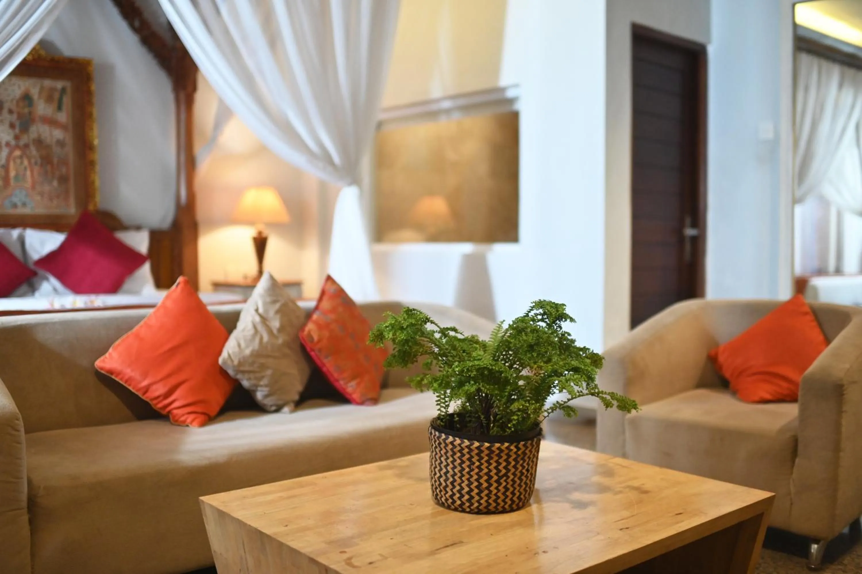 Bedroom in Puri Dewa Bharata Hotel & Villas