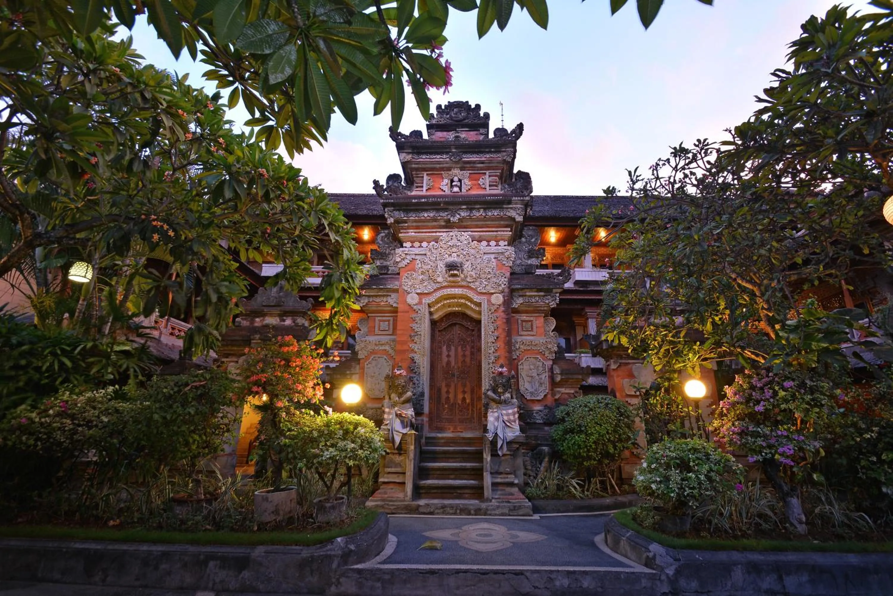 Garden view in Puri Dewa Bharata Hotel & Villas
