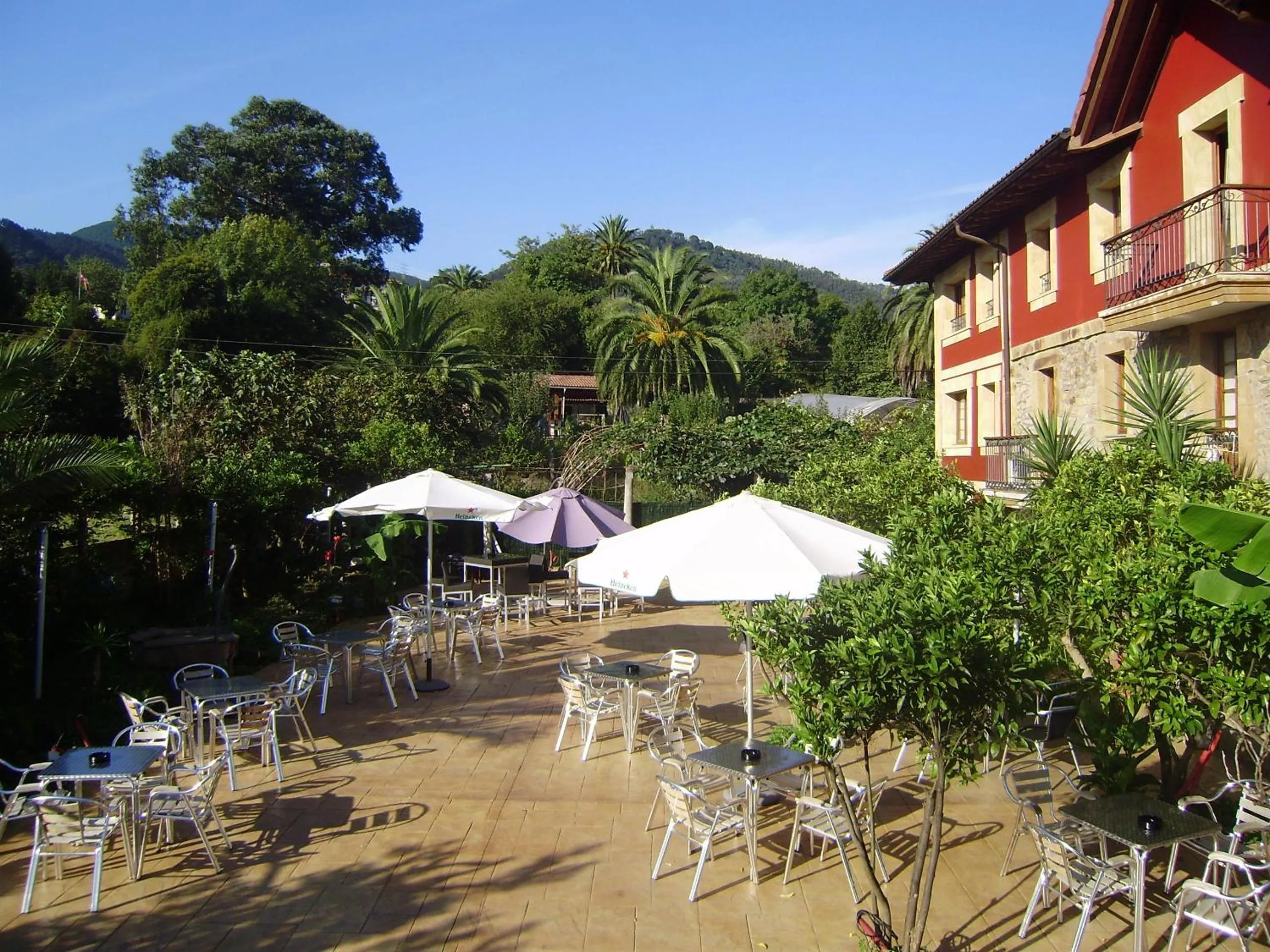 Balcony/Terrace in Hotel Rural Las Palmeras Muskiz