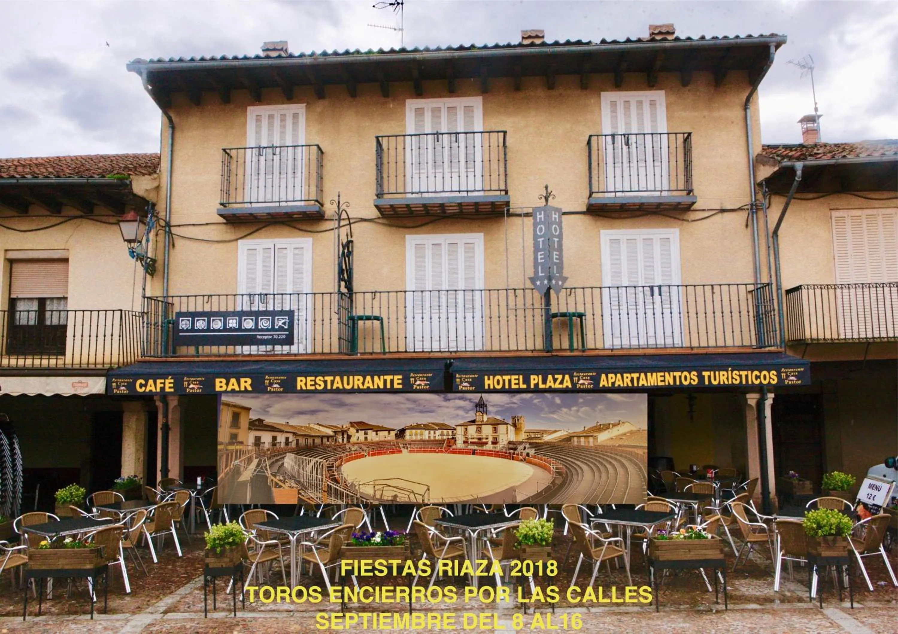 Property building in Hotel plaza