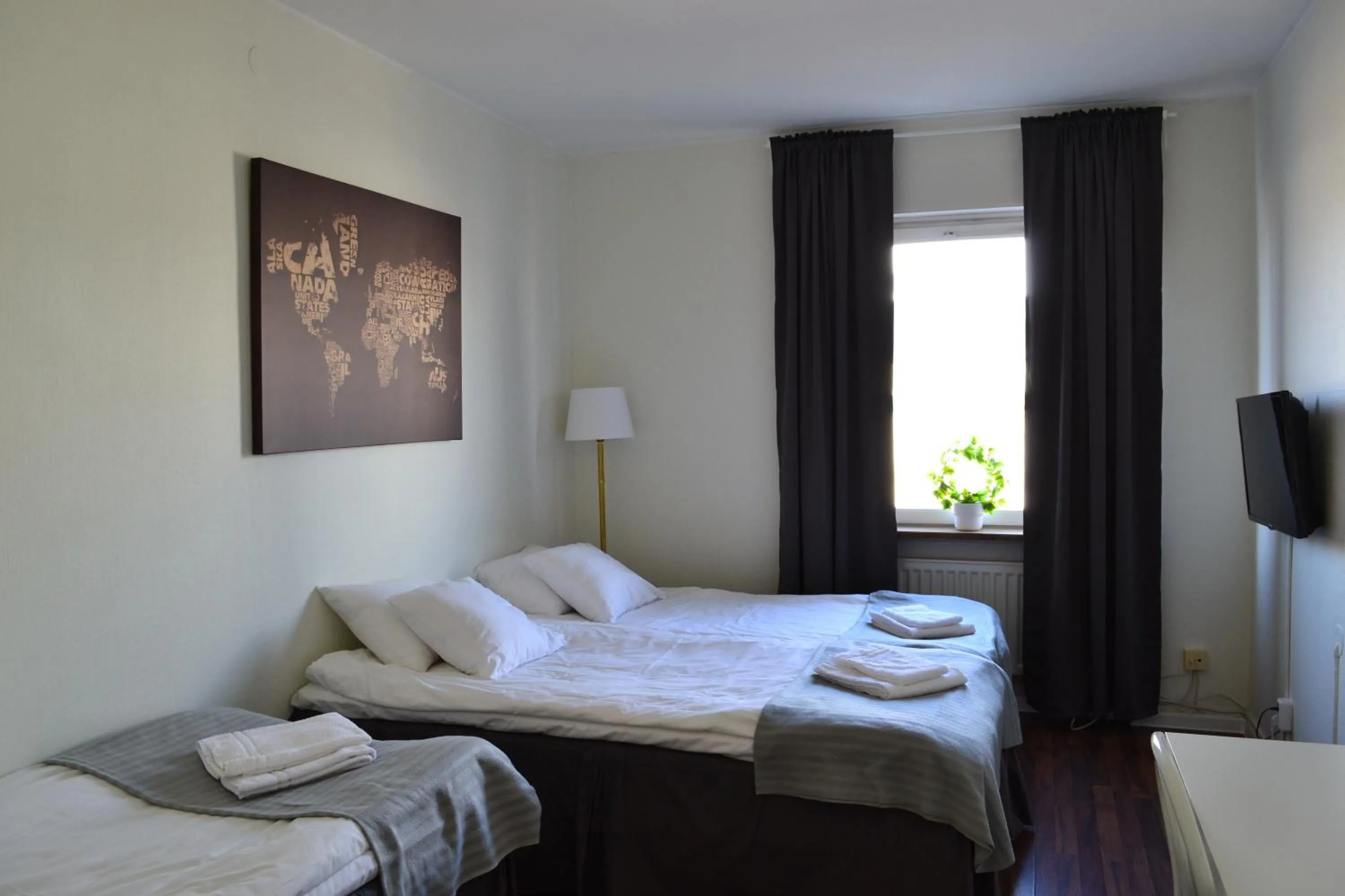 Bed in Hotell Skinnargården