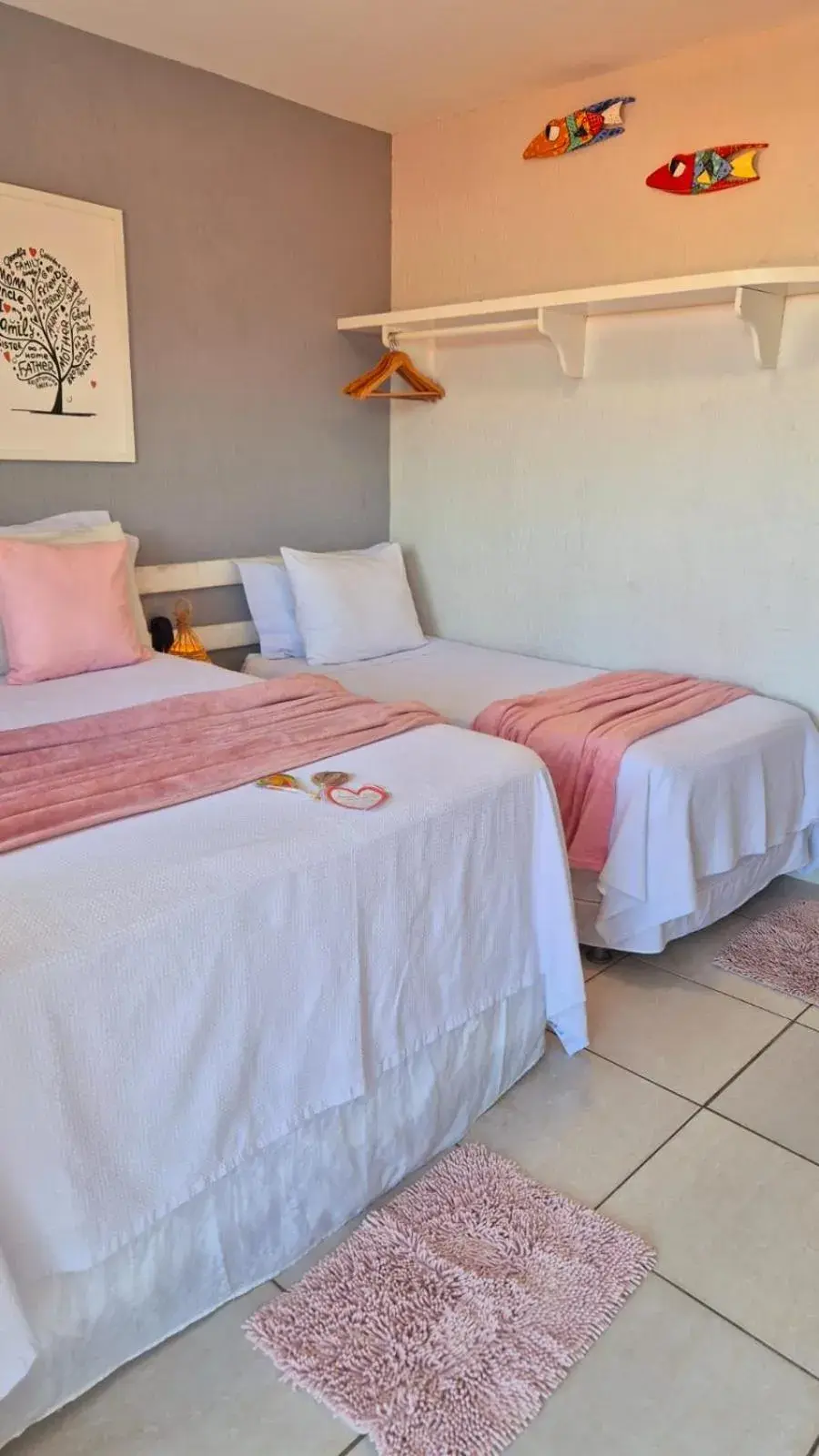 Standard Triple Room with Sea View in Pousada America do Sol Standard Triple Room with Sea View in Pousada America do Sol