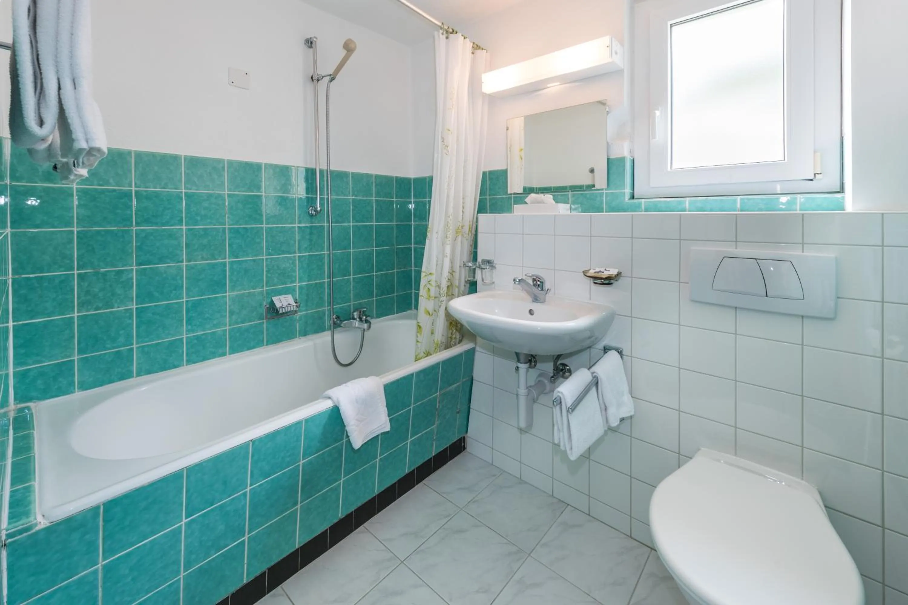 Shower in Hotel Rhodania