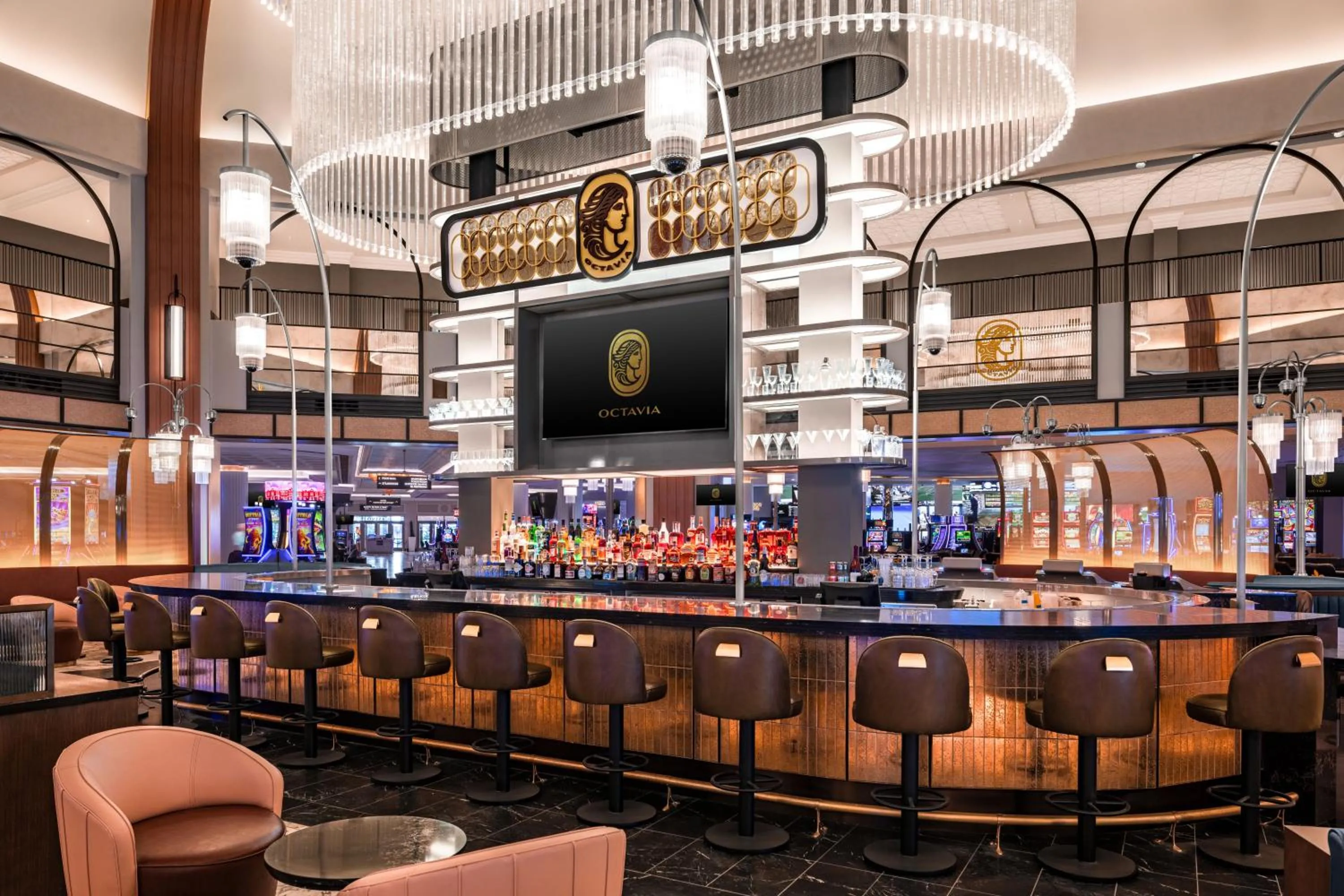 Lounge or bar in Caesars New Orleans, A Caesars Destination