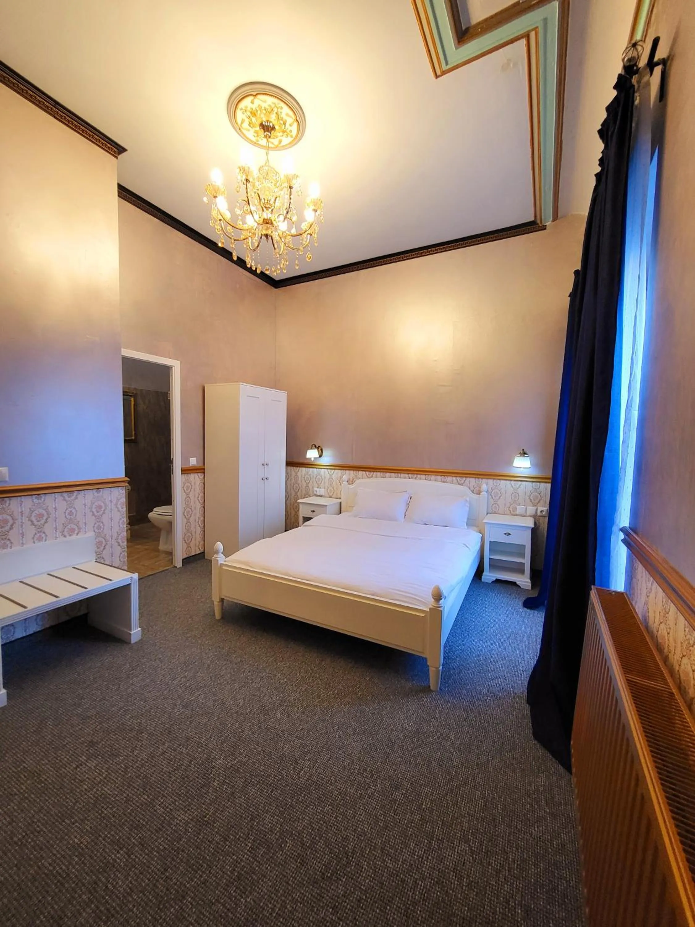 Photo of the whole room, Bed in NF Palace Old City Bucharest