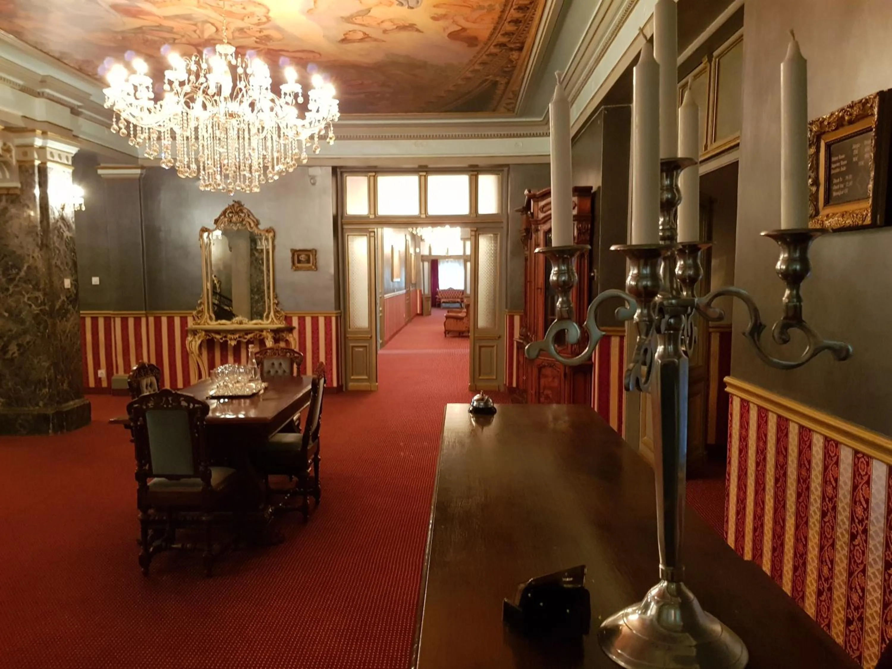 Living room in NF Palace Old City Bucharest