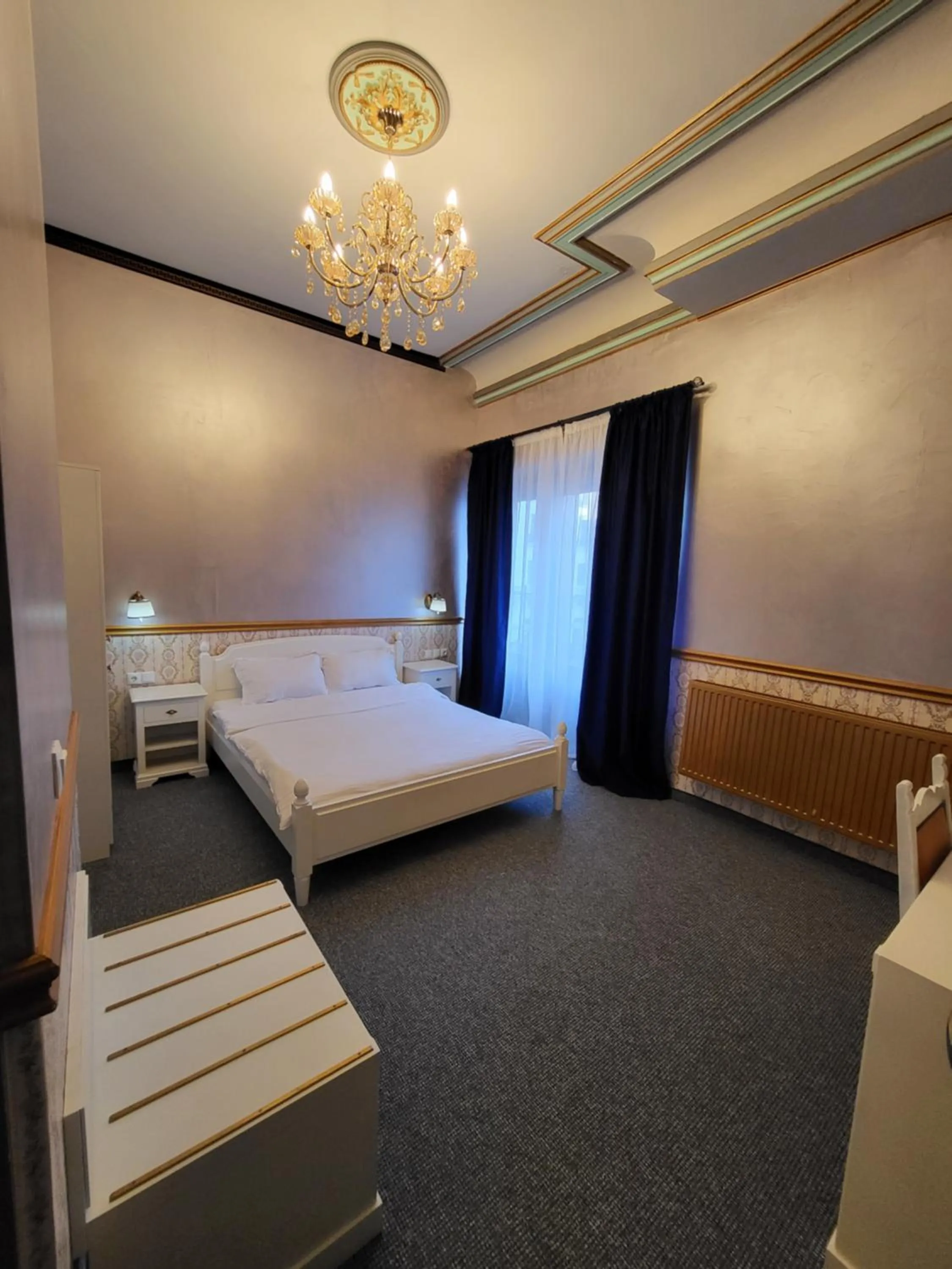 Photo of the whole room, Bed in NF Palace Old City Bucharest