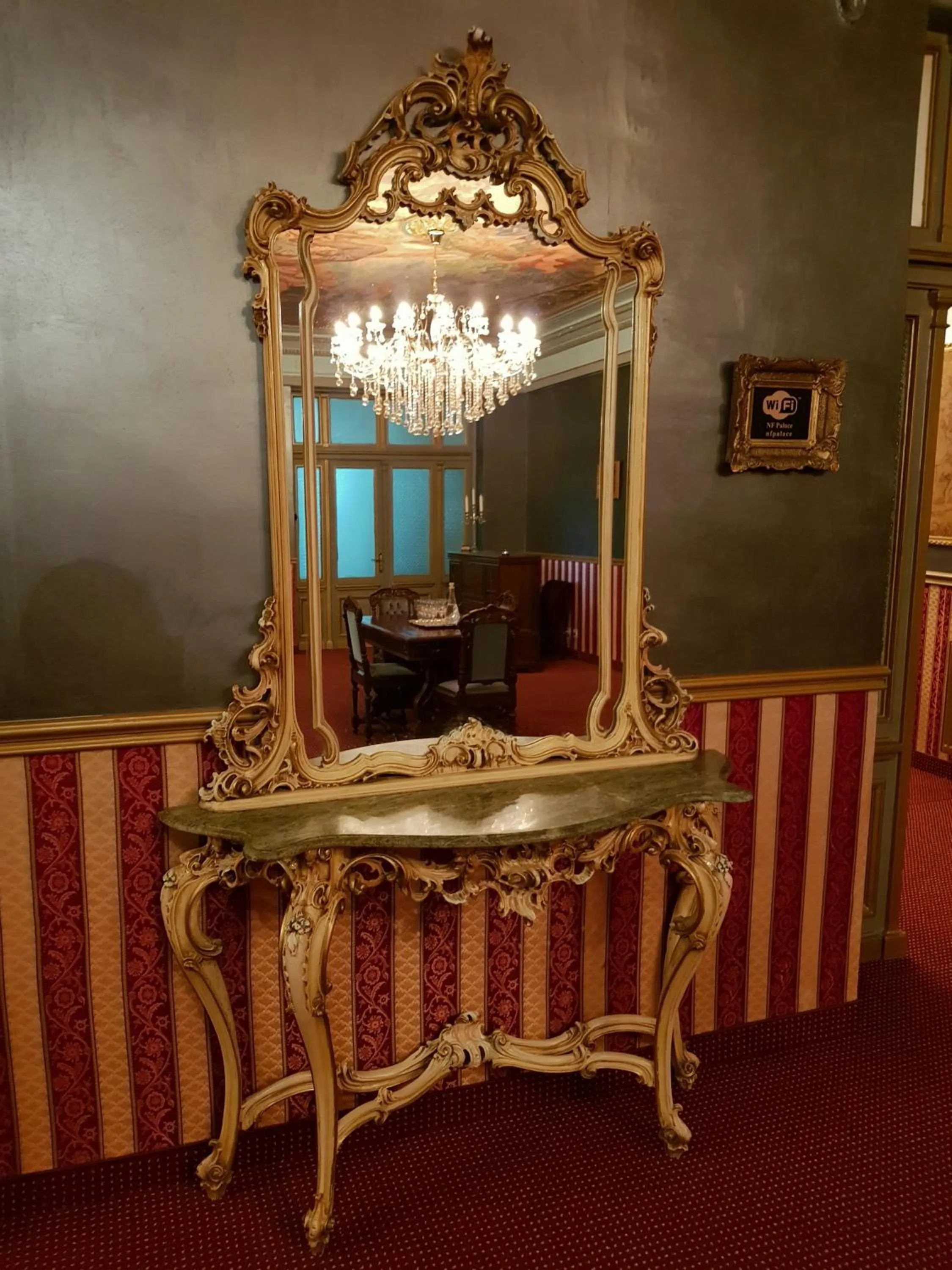 Living room in NF Palace Old City Bucharest