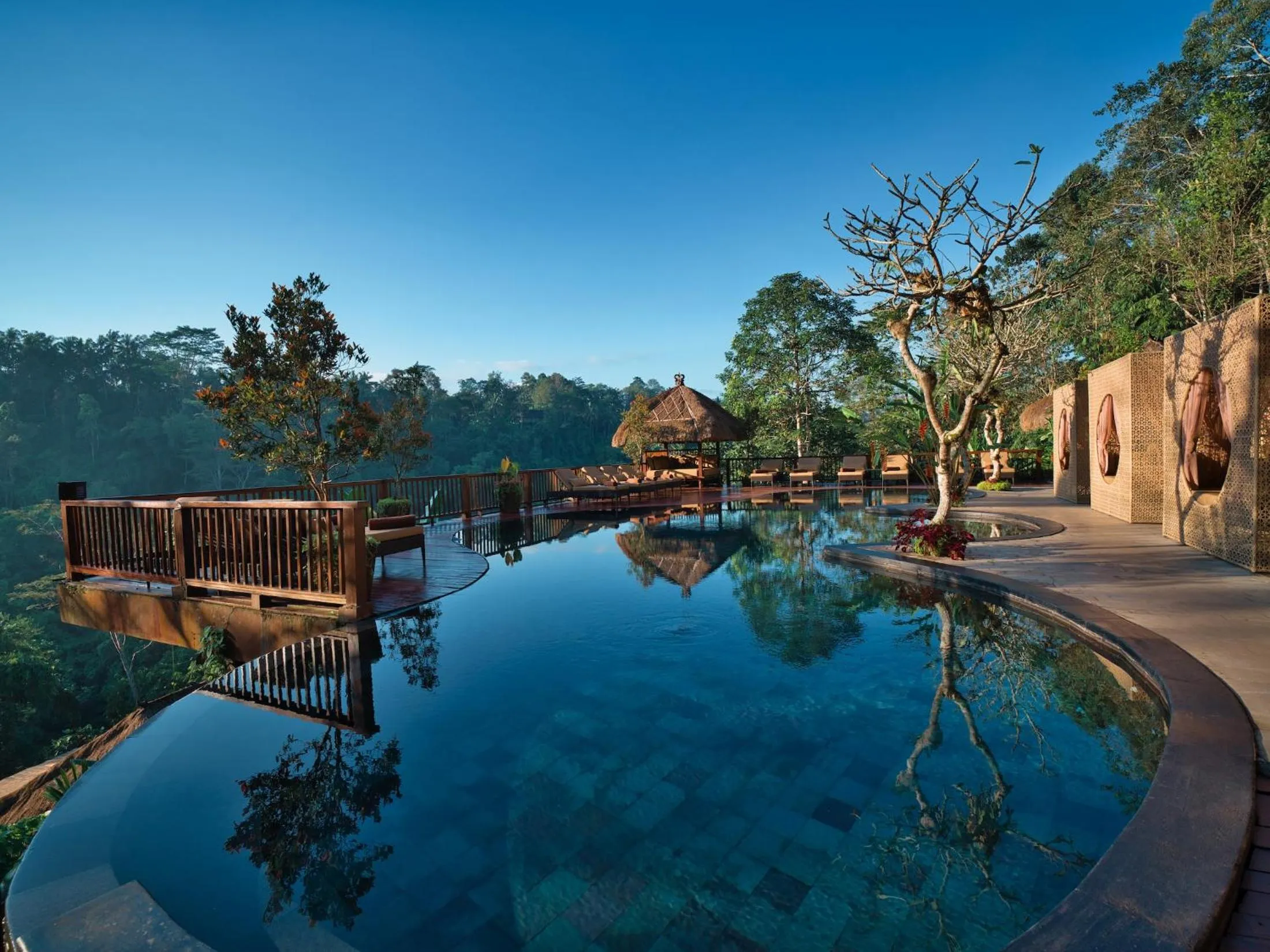 Swimming pool in Nandini Jungle by Hanging Gardens