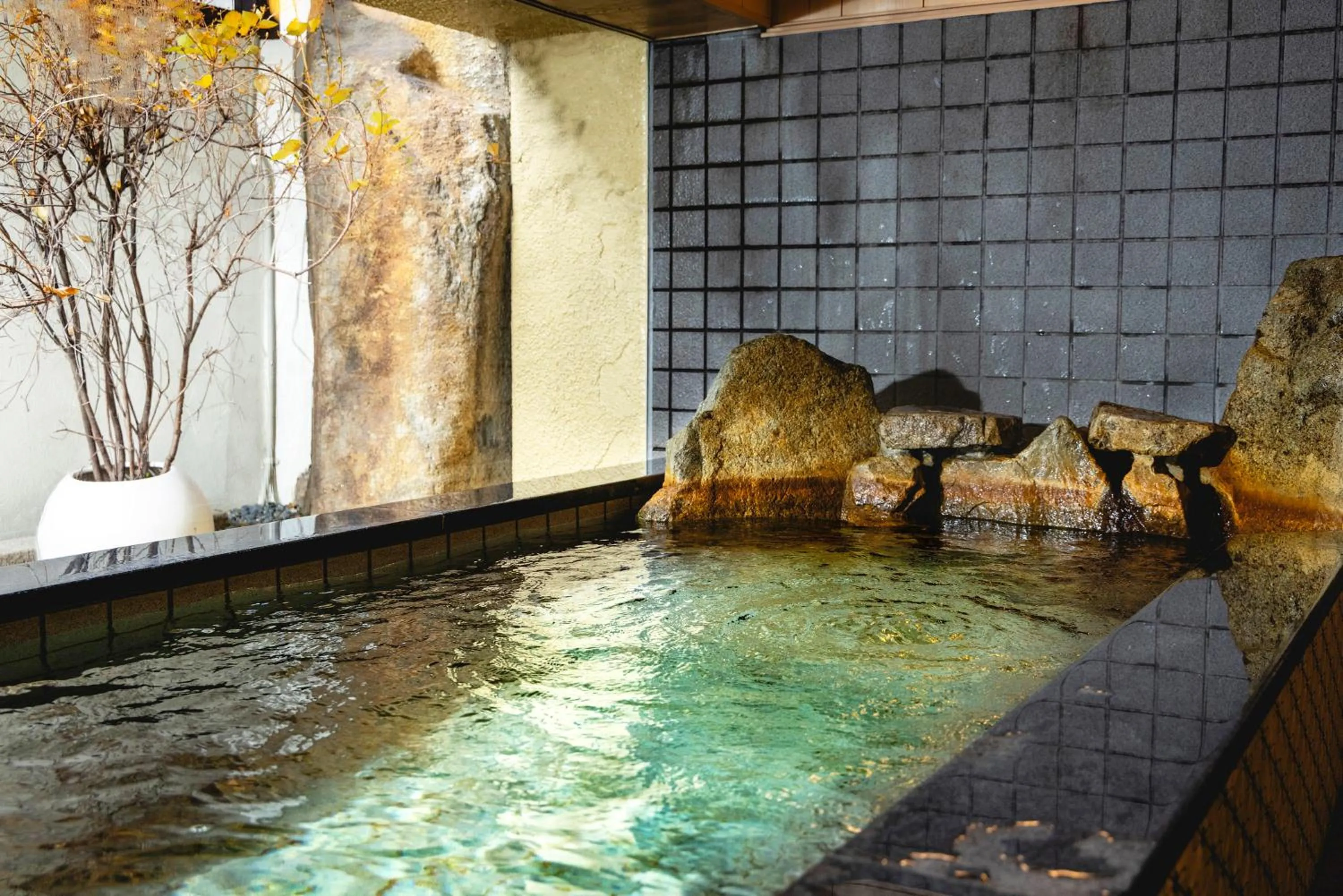 Hot Spring Bath in Machiyado ICHIRYU