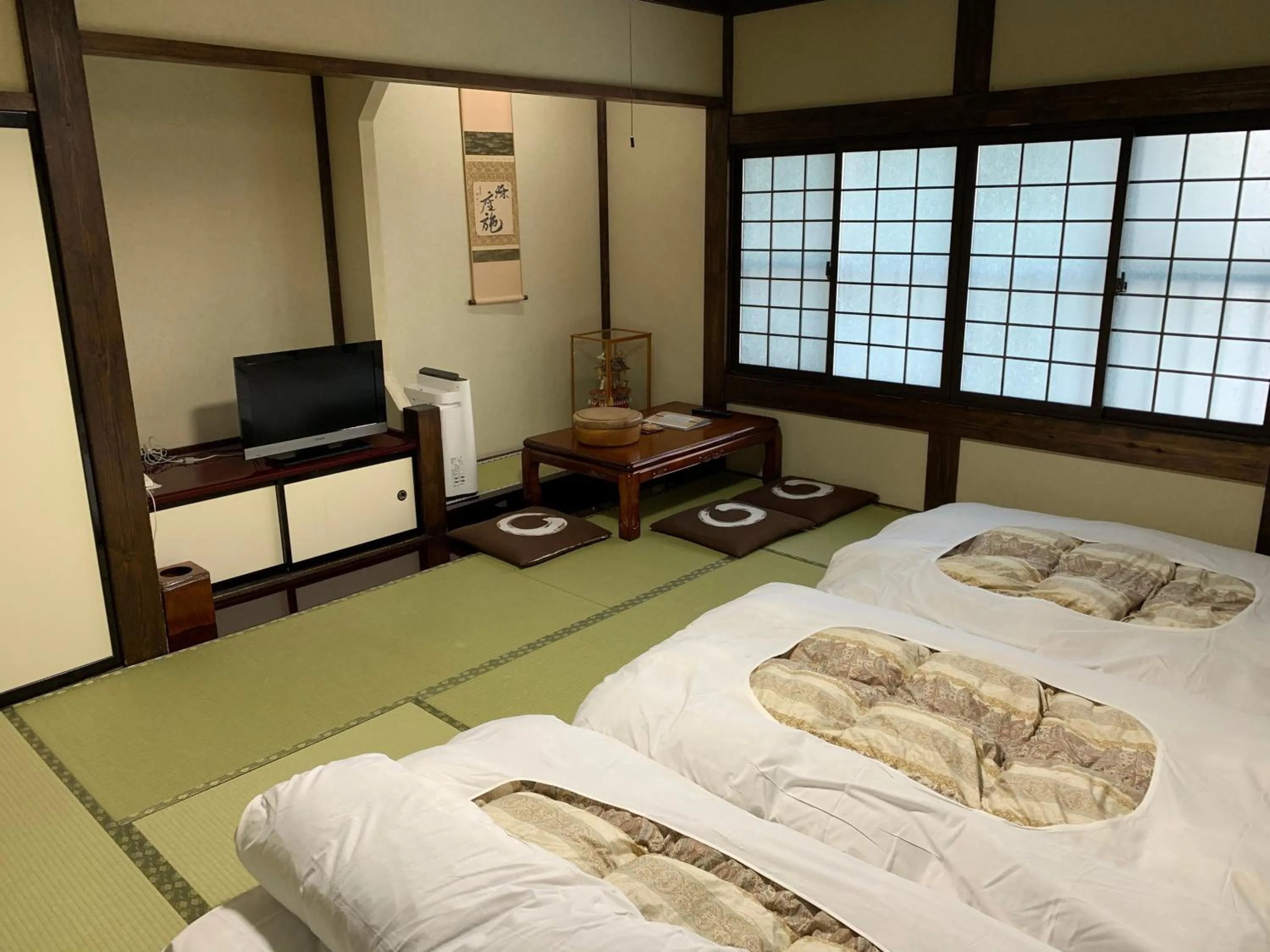 Bed in Ryokan Murayama