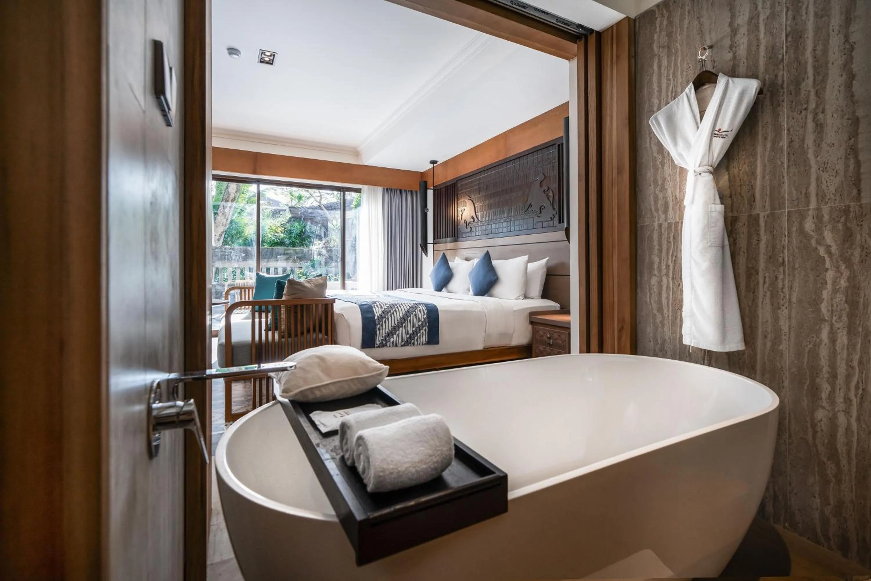 Garden, Bed in Rama Beach Resort and Villas