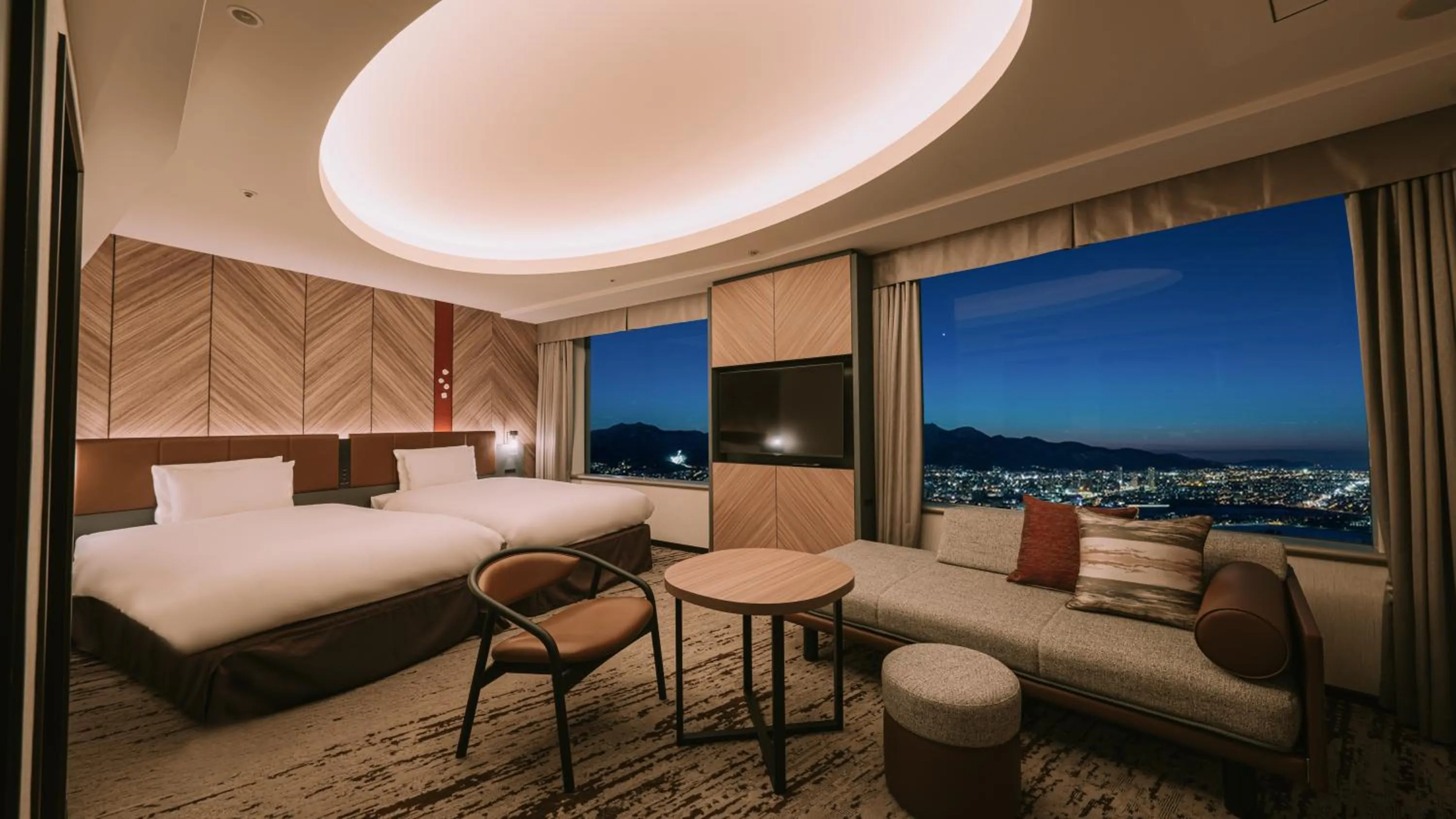 Bed in Sapporo Prince Hotel