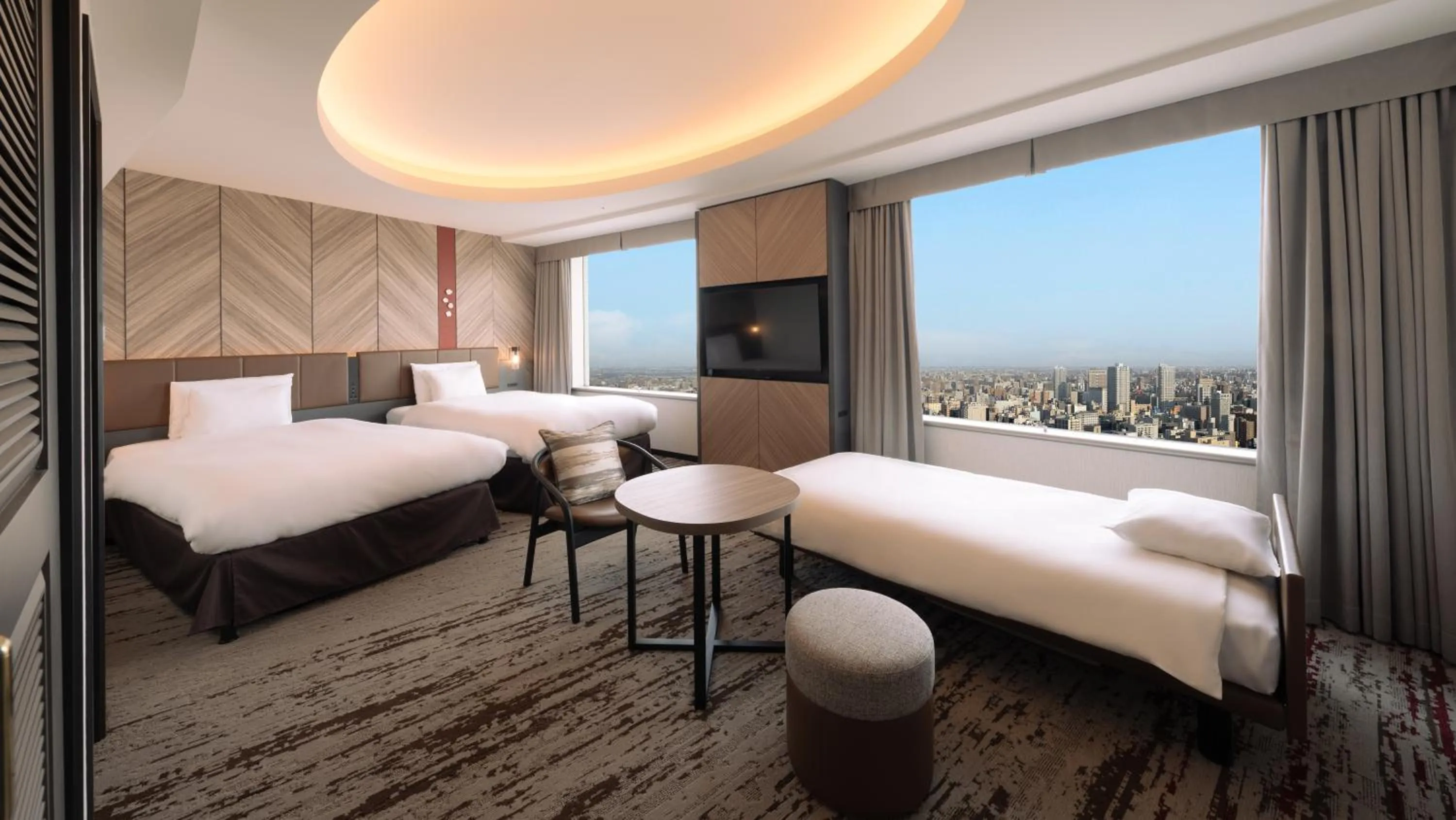 Photo of the whole room, Bed in Sapporo Prince Hotel