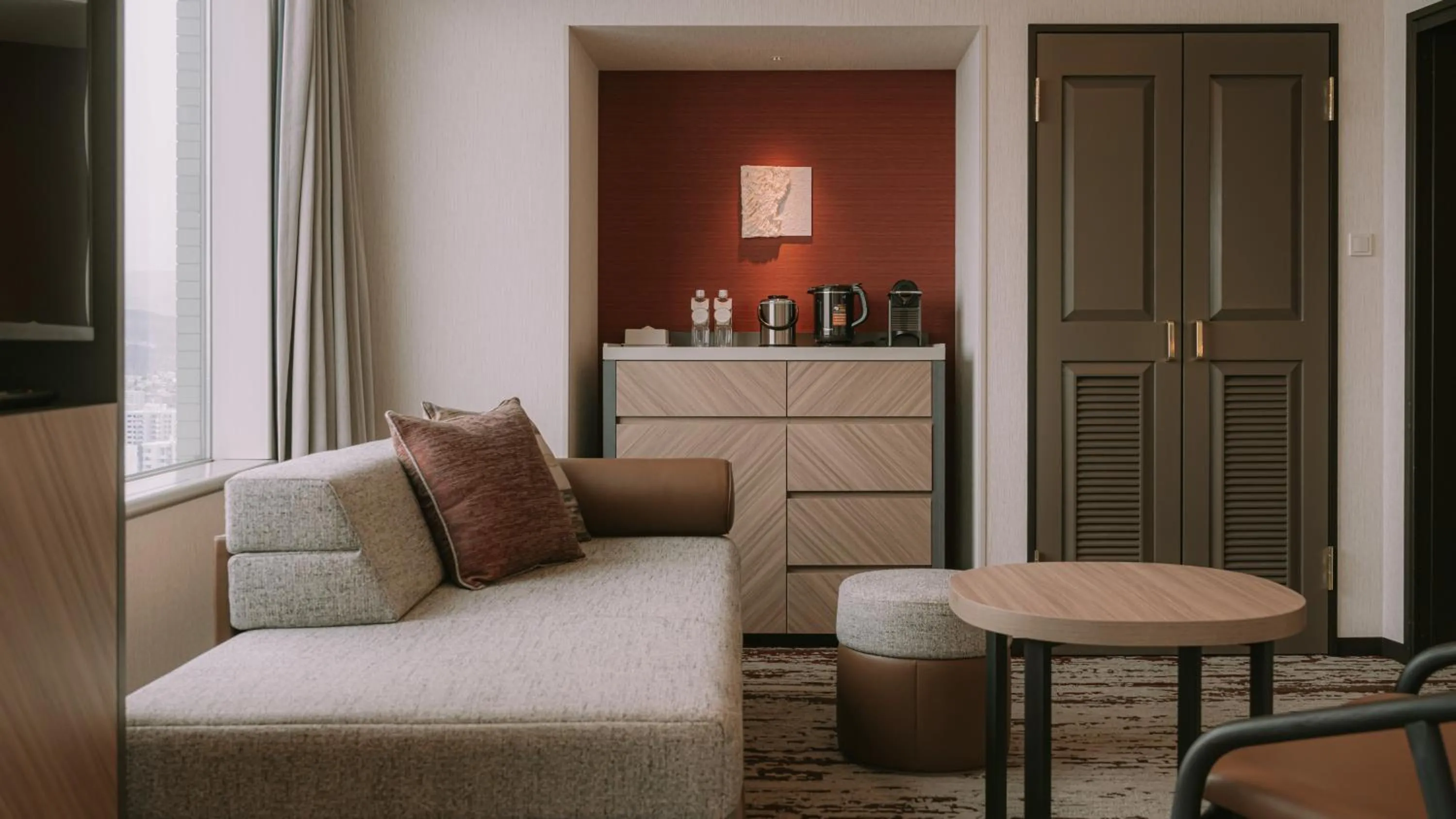 Seating area in Sapporo Prince Hotel