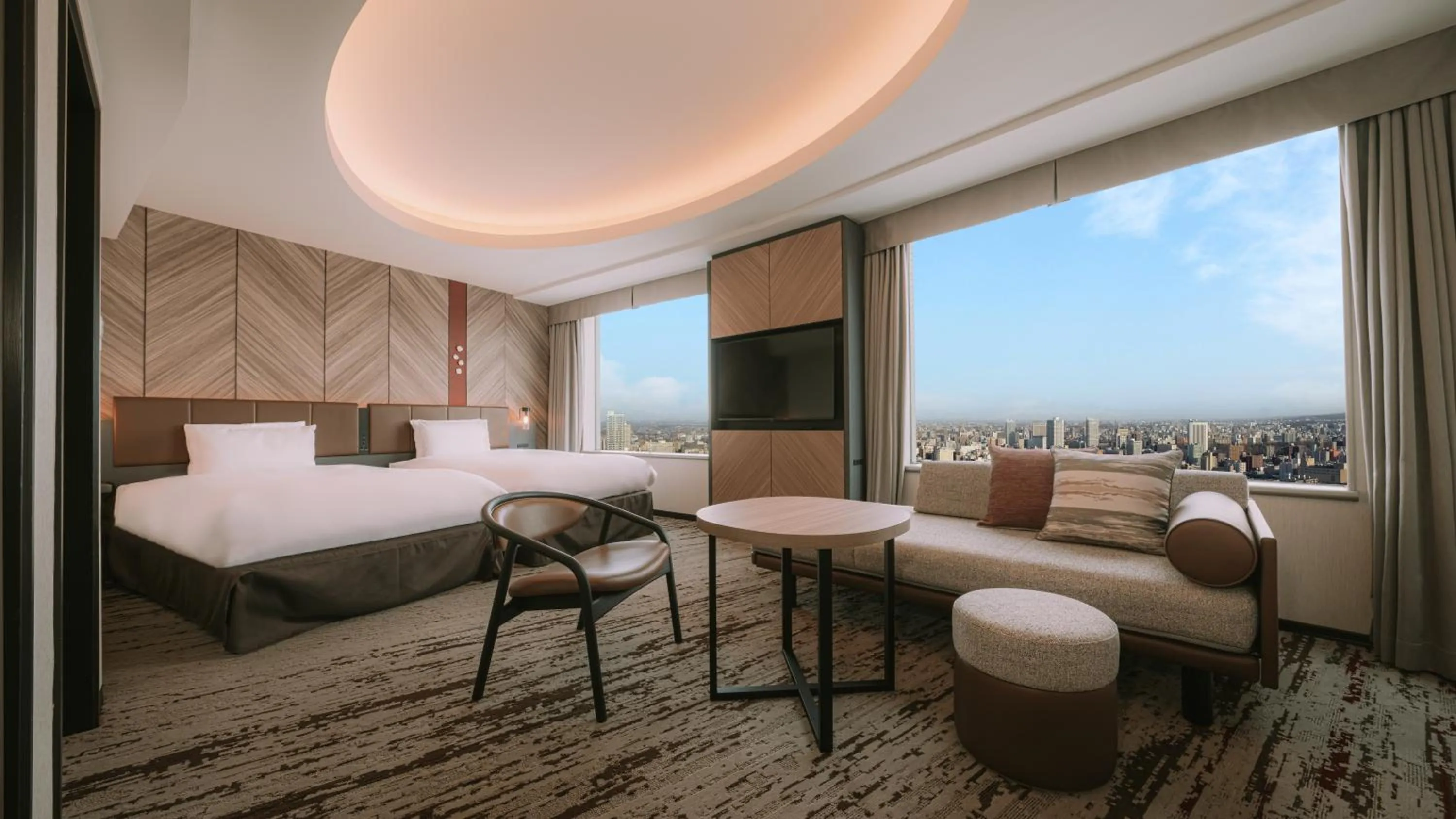 Photo of the whole room, Bed in Sapporo Prince Hotel