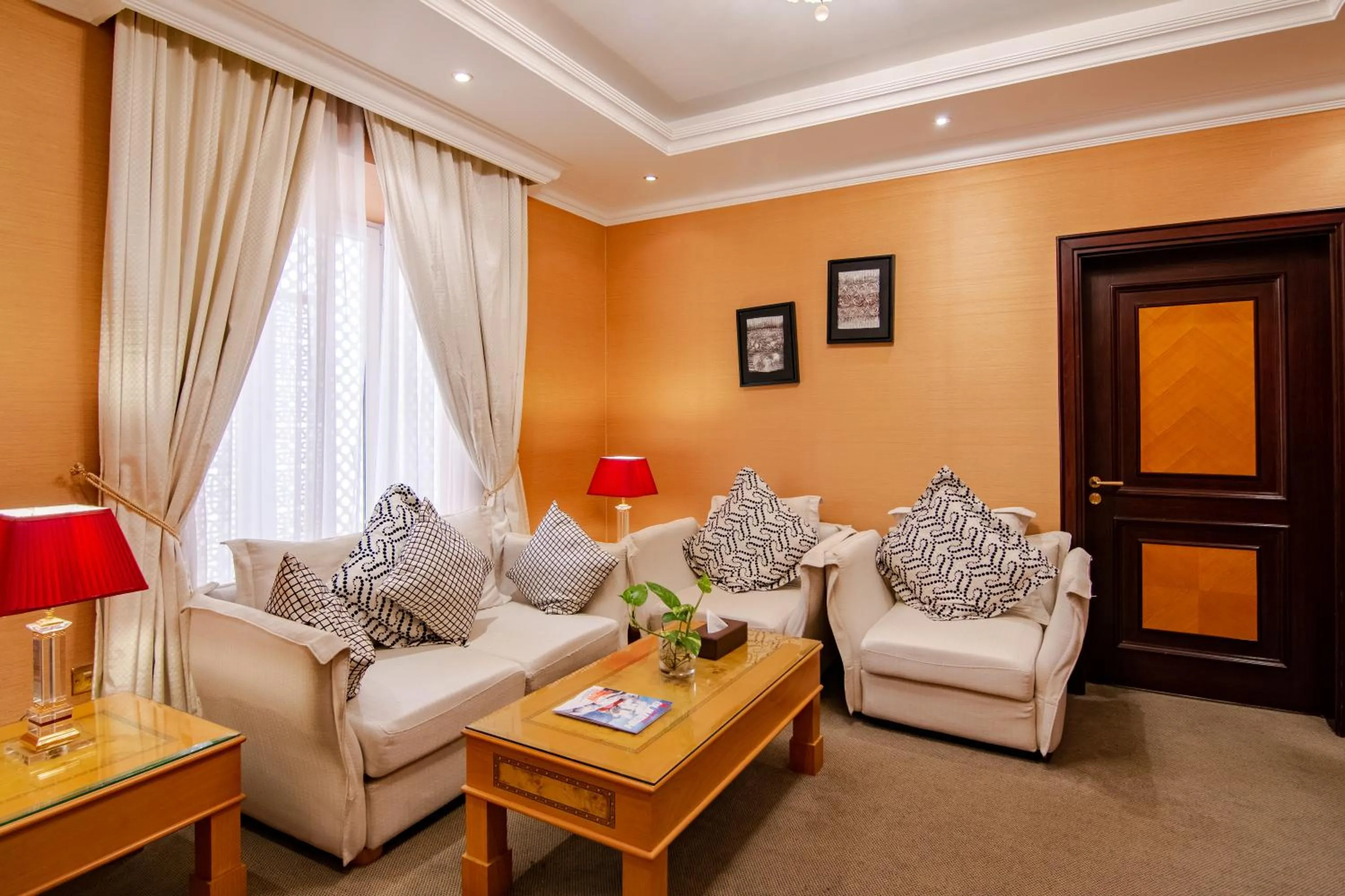 Living room in Garden Hotel Muscat By Royal Titan Group