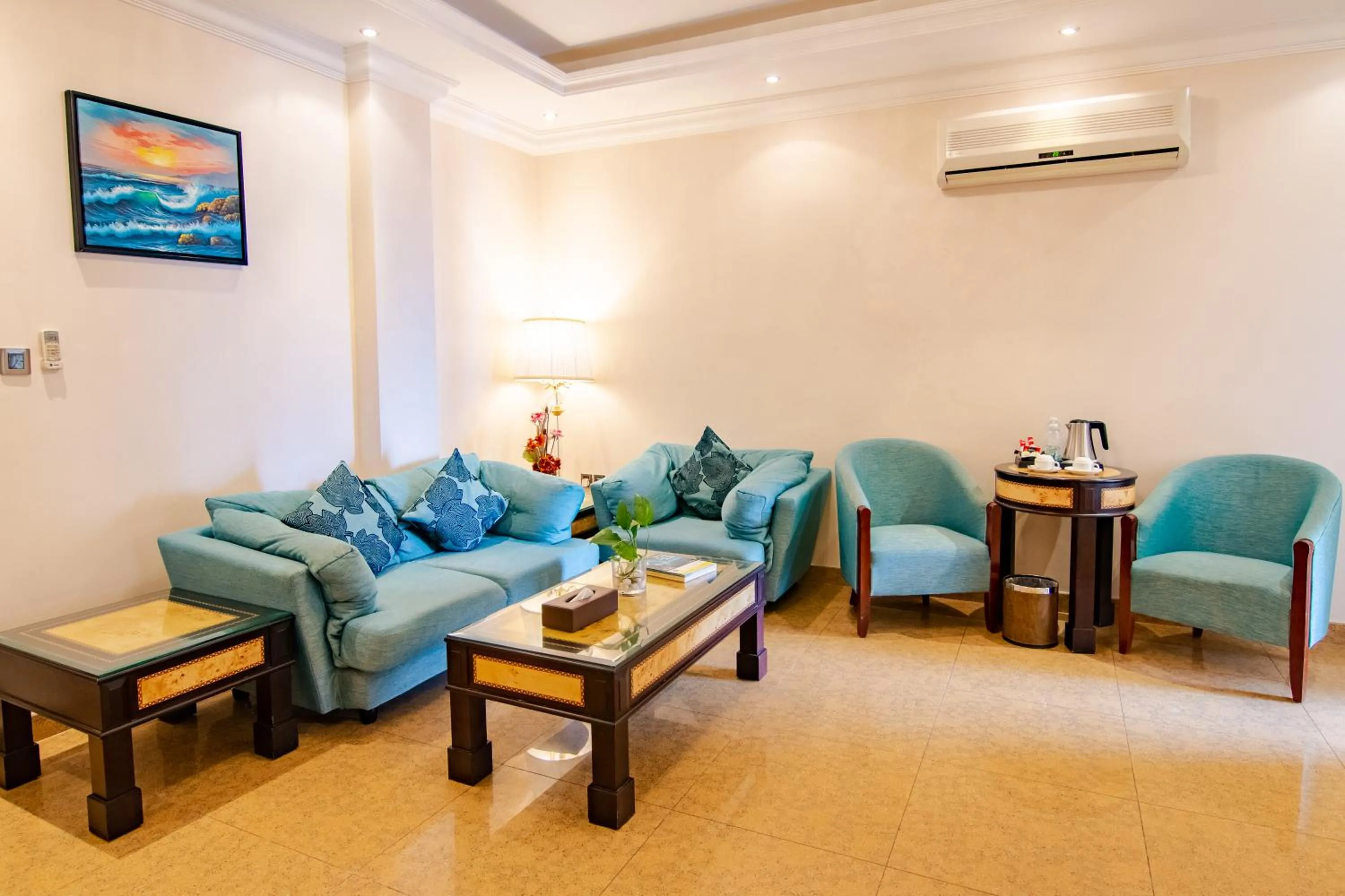 Living room in Garden Hotel Muscat By Royal Titan Group