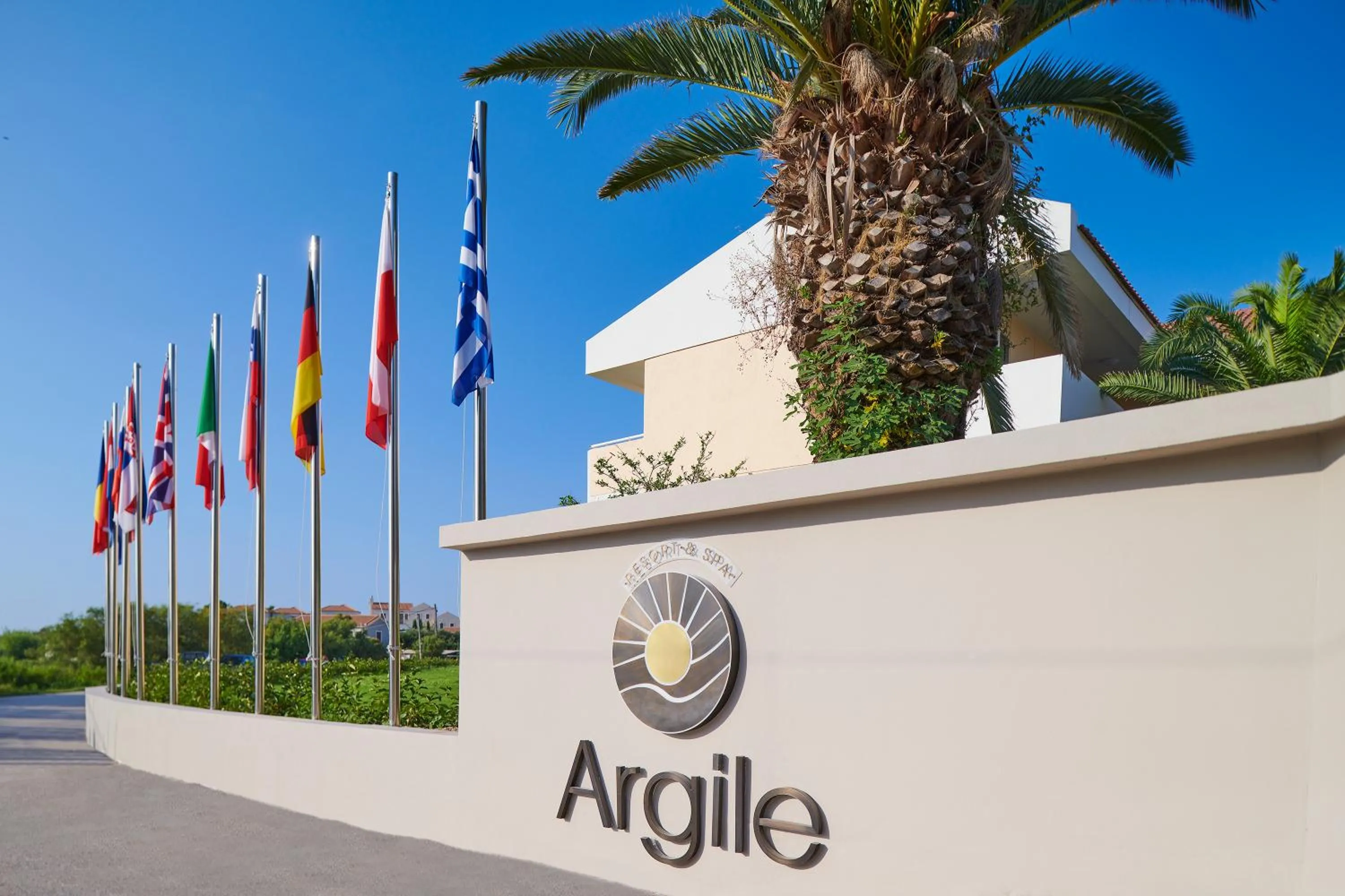 Facade/entrance in Argile Resort